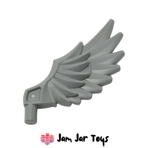 LEGO Dark Bluish Grey Feathered Wing