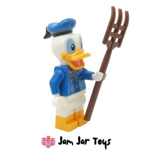 LEGO Donald Duck Plaid Shirt Disney Mini Figure DIS053 Side View