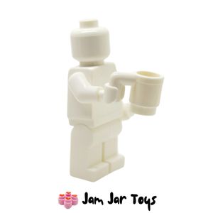 LEGO® White Cup / Mug. KF75