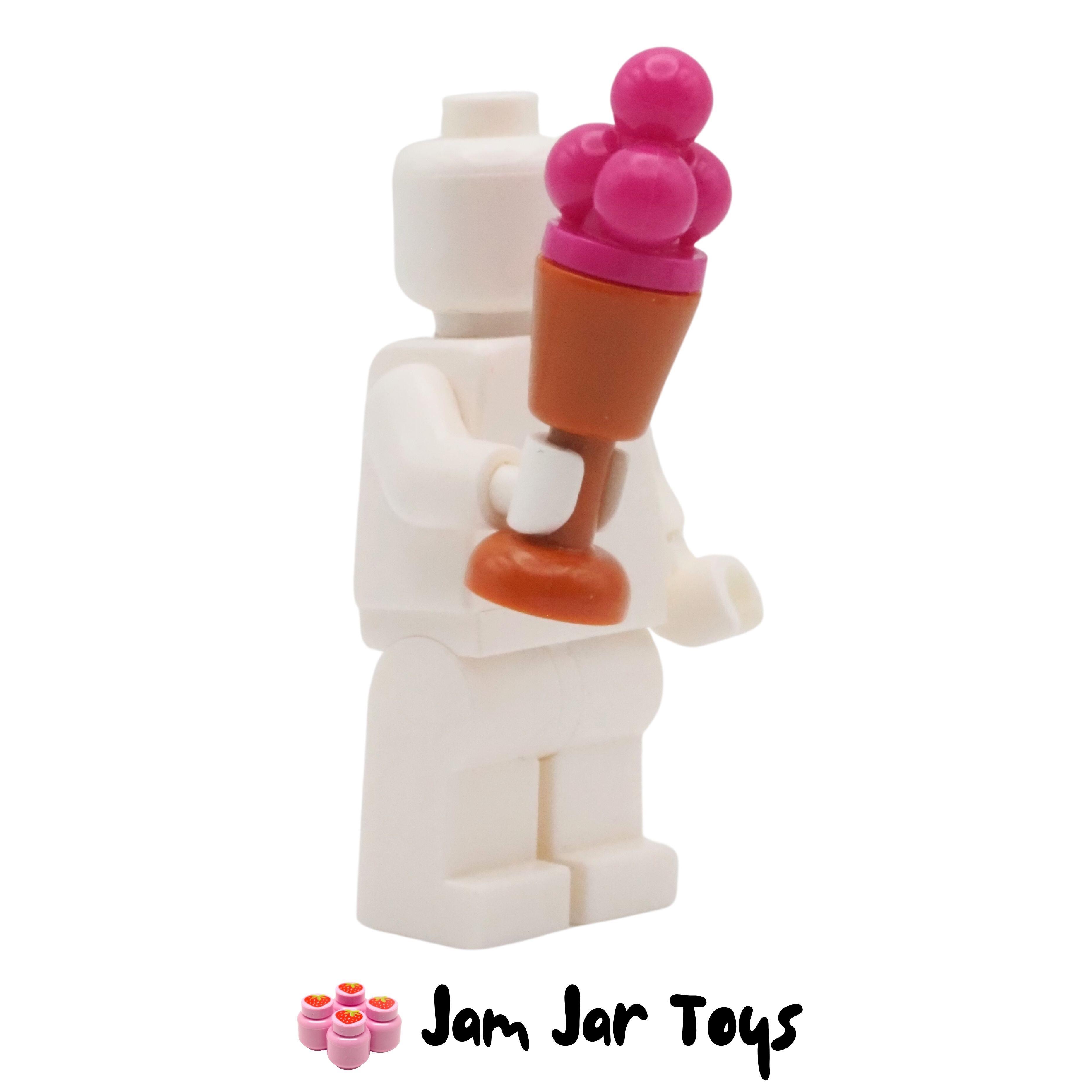 LEGO Dark Orange Goblet With Magenta / Raspberry Ice Cream