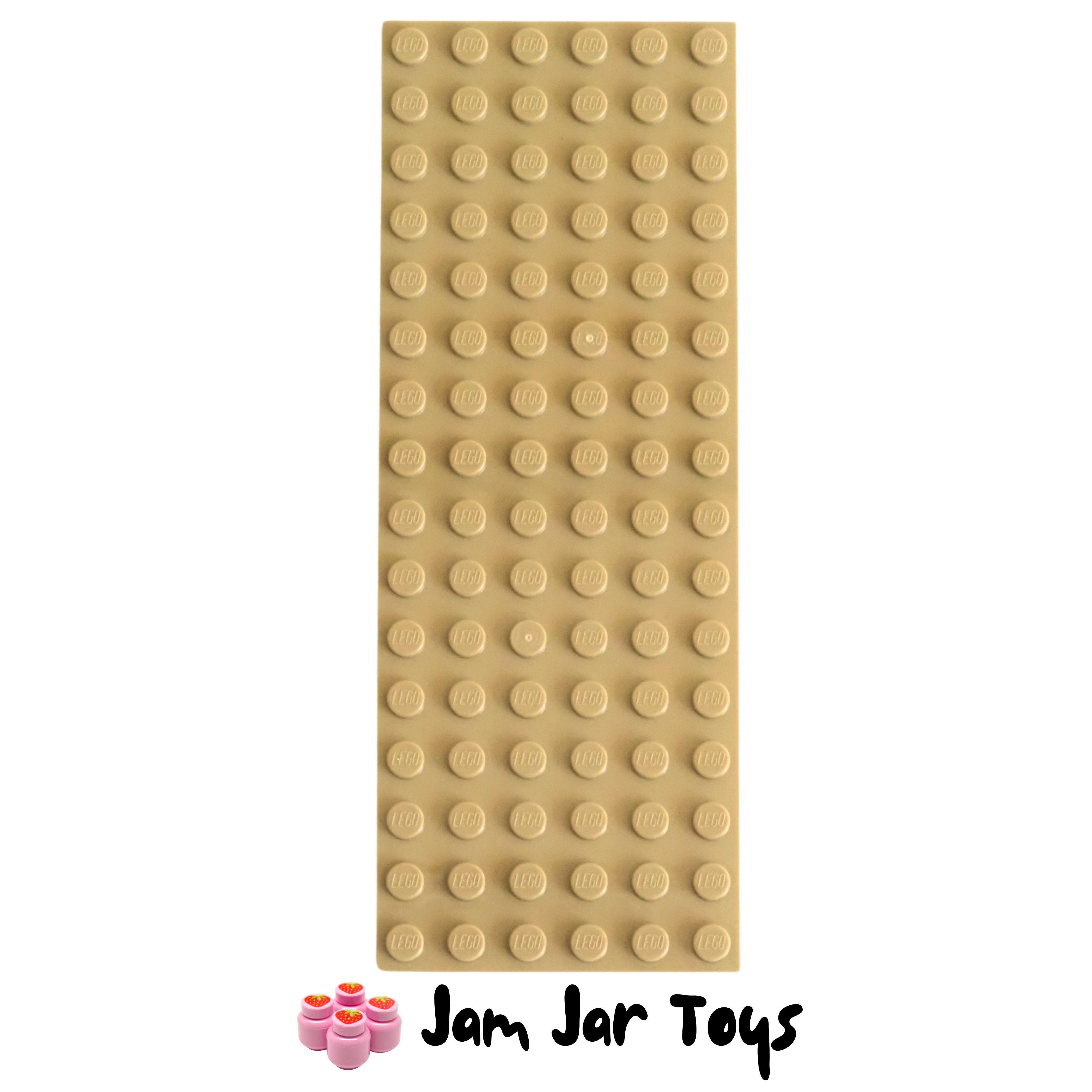 LEGO Base Plate - Dark Tan 6 x 16 Stud