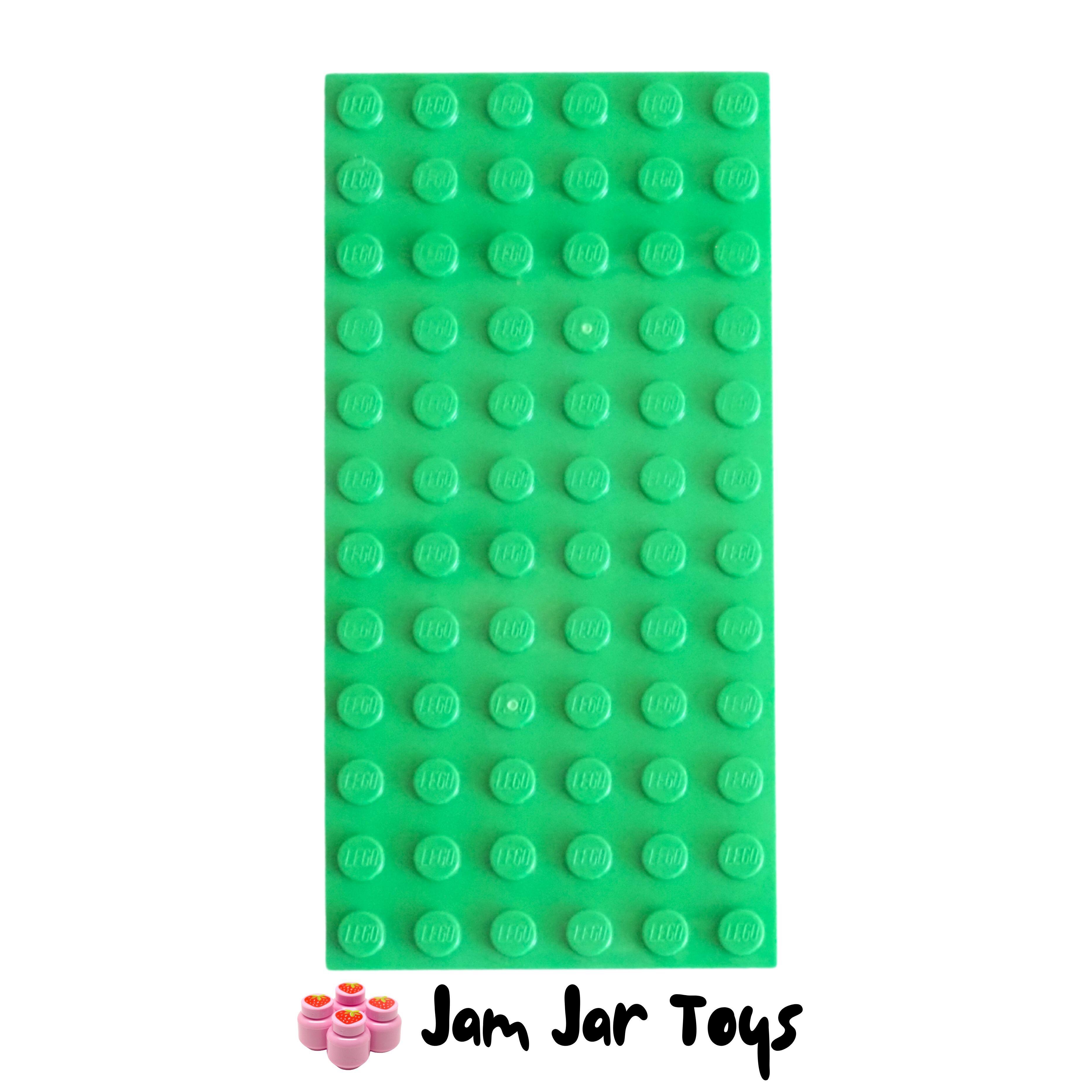LEGO Base Plate - Bright Green 6 x 12 Stud