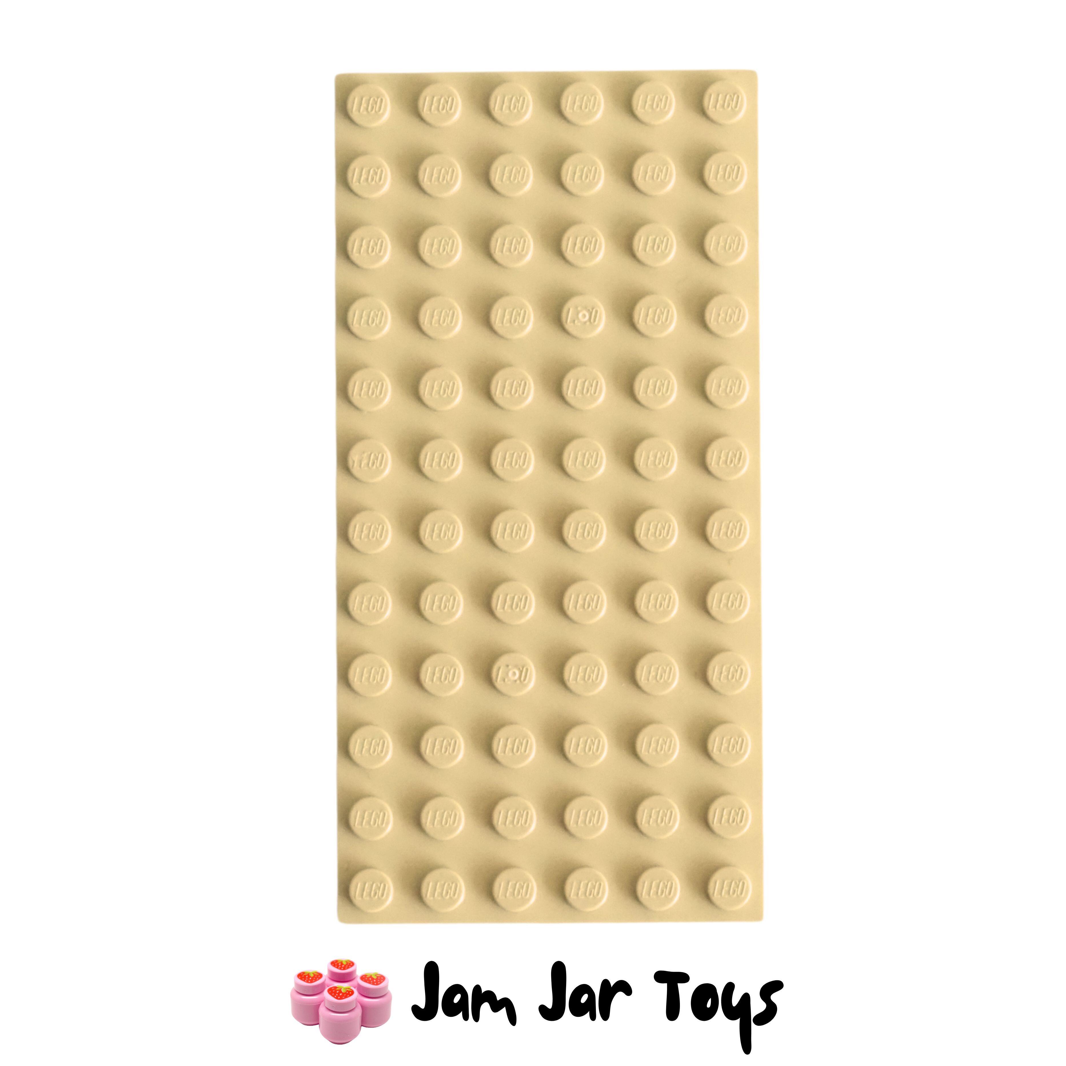 LEGO Base Plate - Tan 6 x 12 Stud