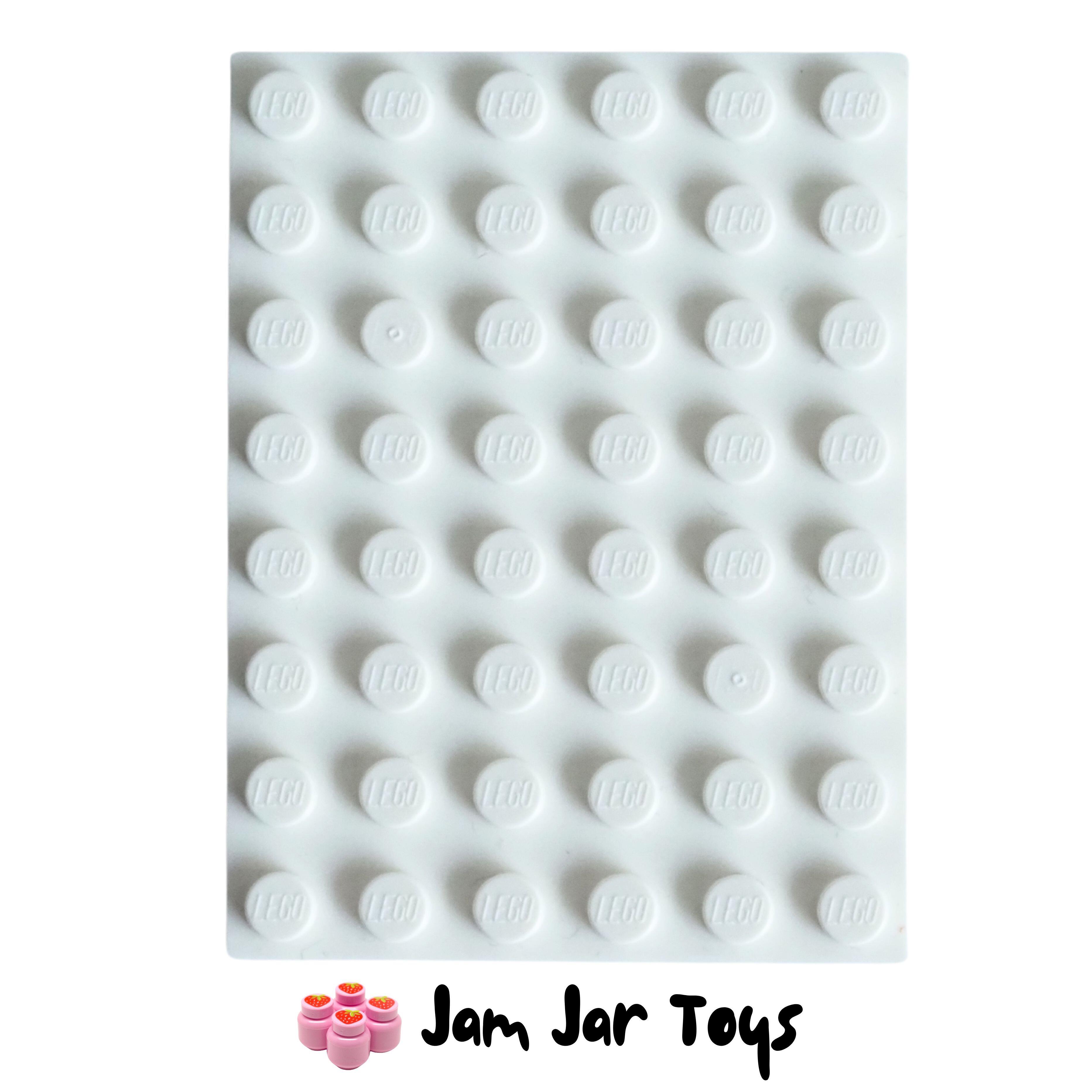 LEGO Base Plate - White 6 x 8 Stud