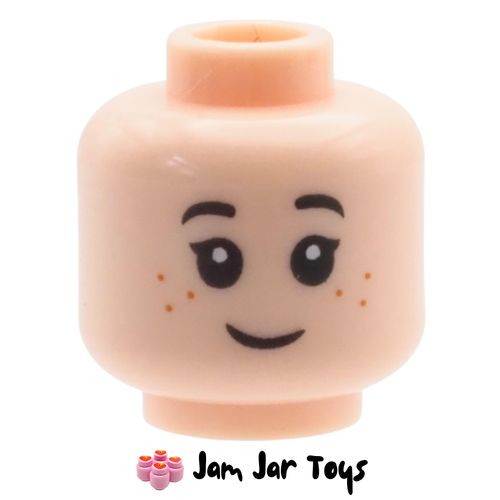 LEGO Luna Lovegood Light Nougat Head, Freckles, Happy