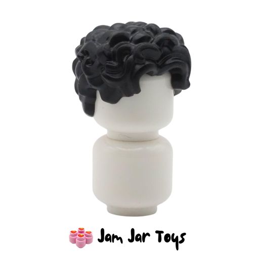 LEGO Black Short Curly Hair