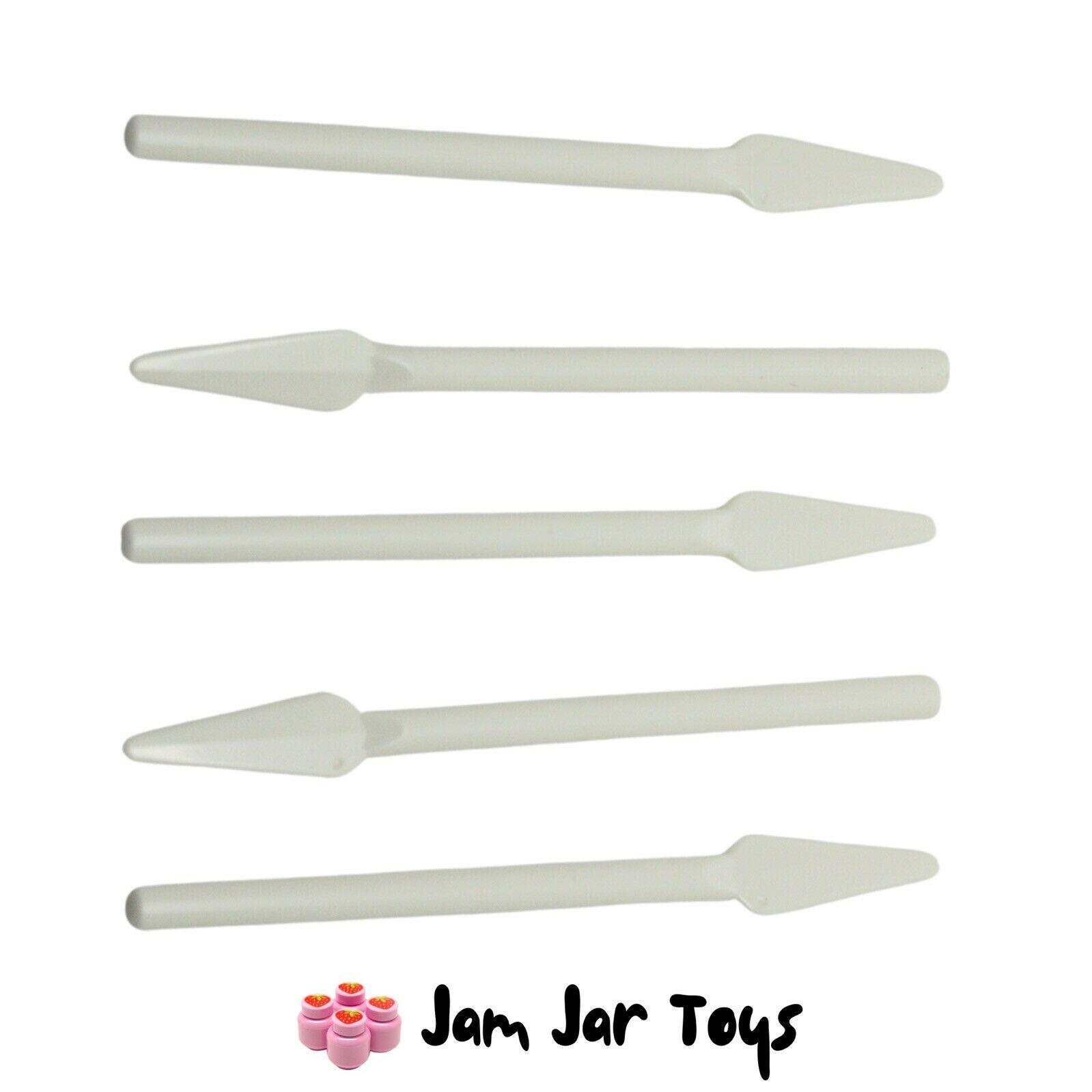LEGO Long Spear White x 5