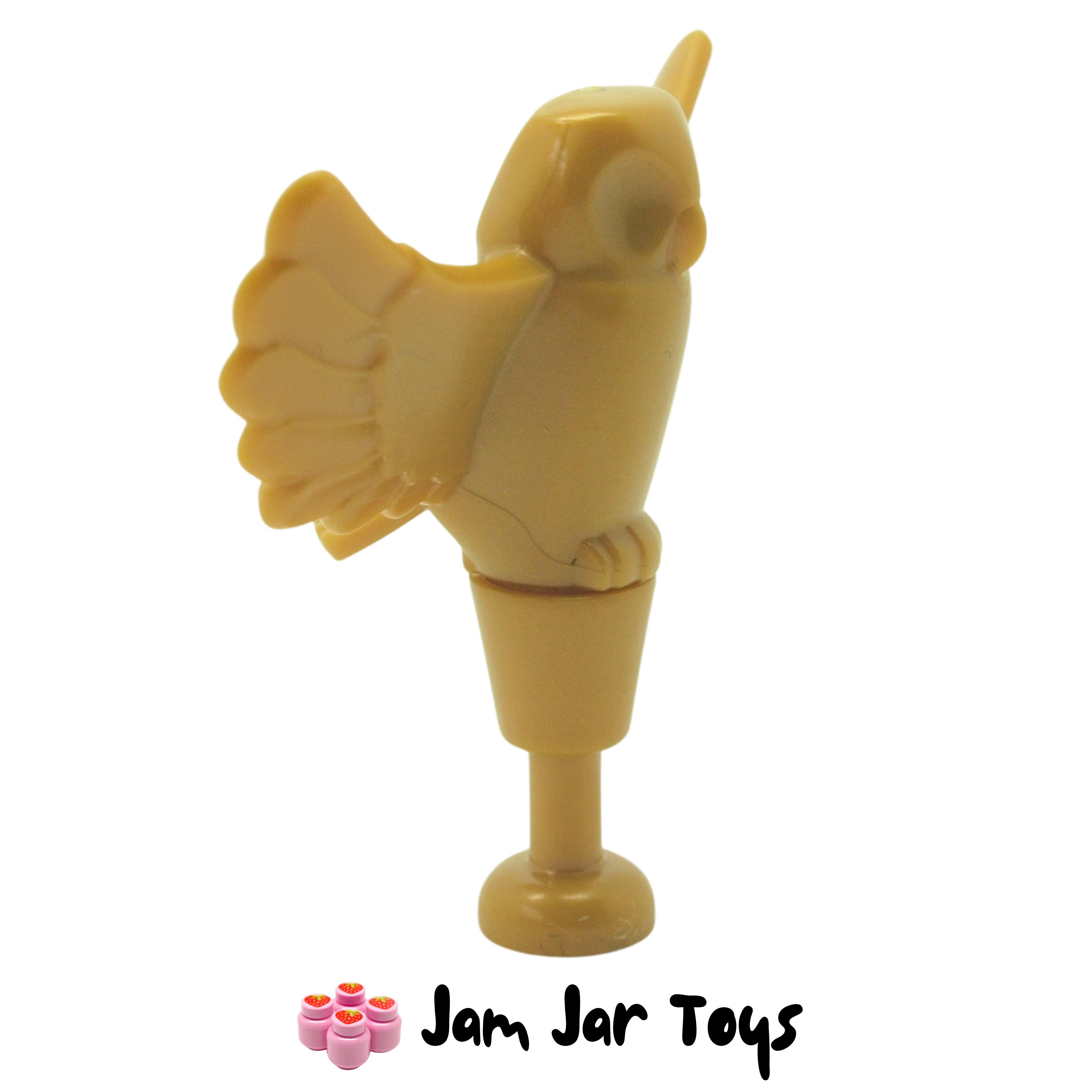 LEGO Pearl Gold Owl Open Wings | JamJarToys