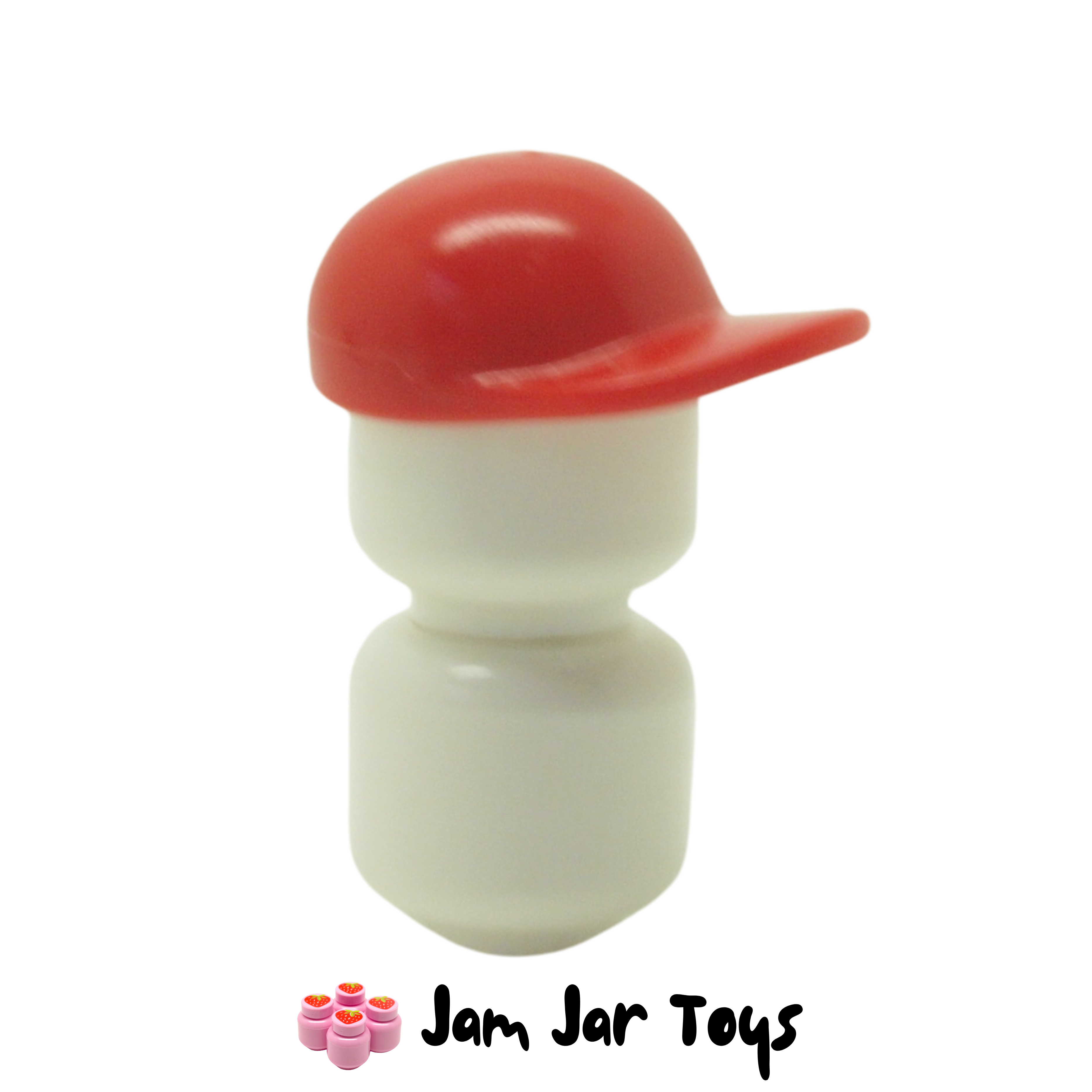 LEGO Cap Short Curved Peak, Red