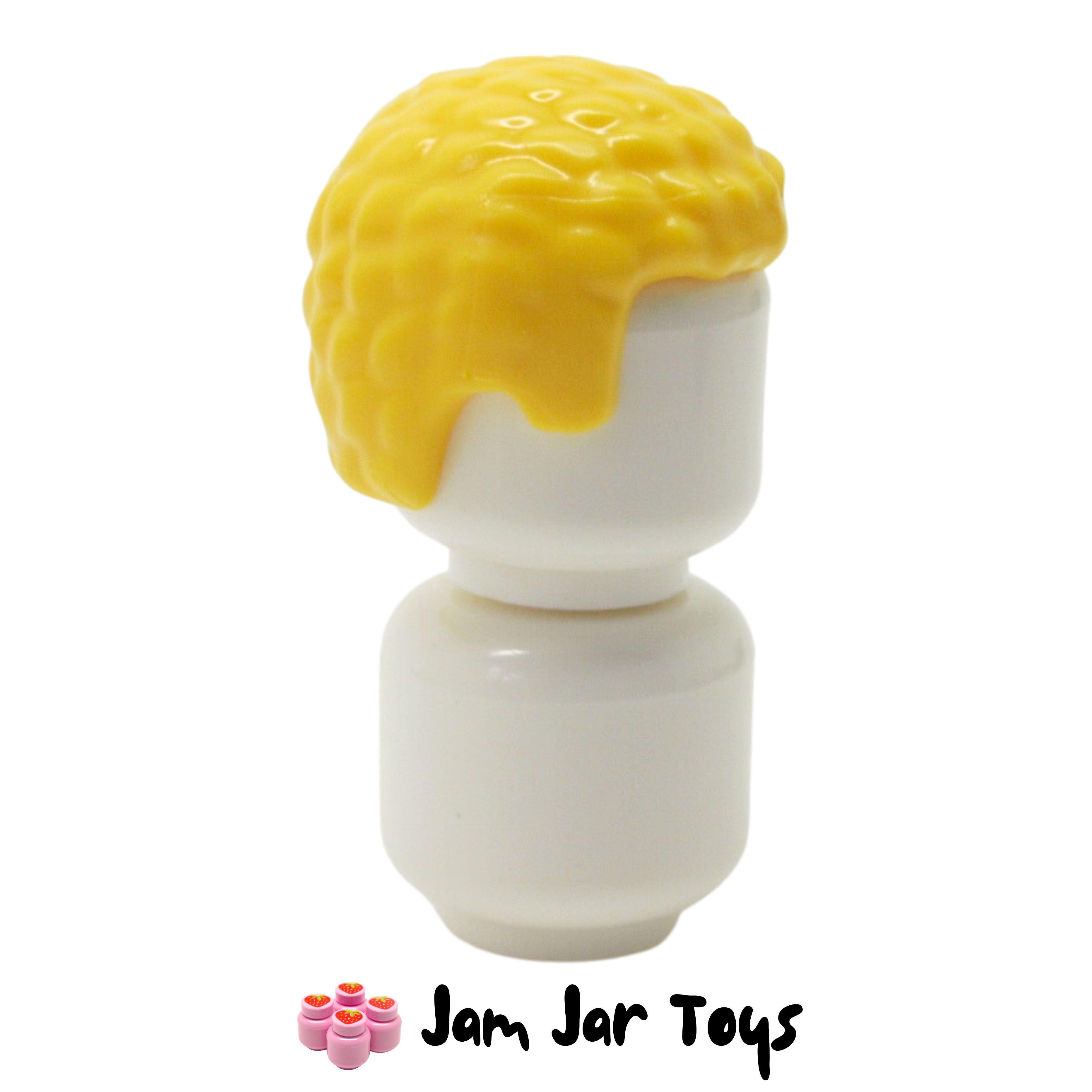 LEGO Yellow Hair Coiled Texture. FPH84