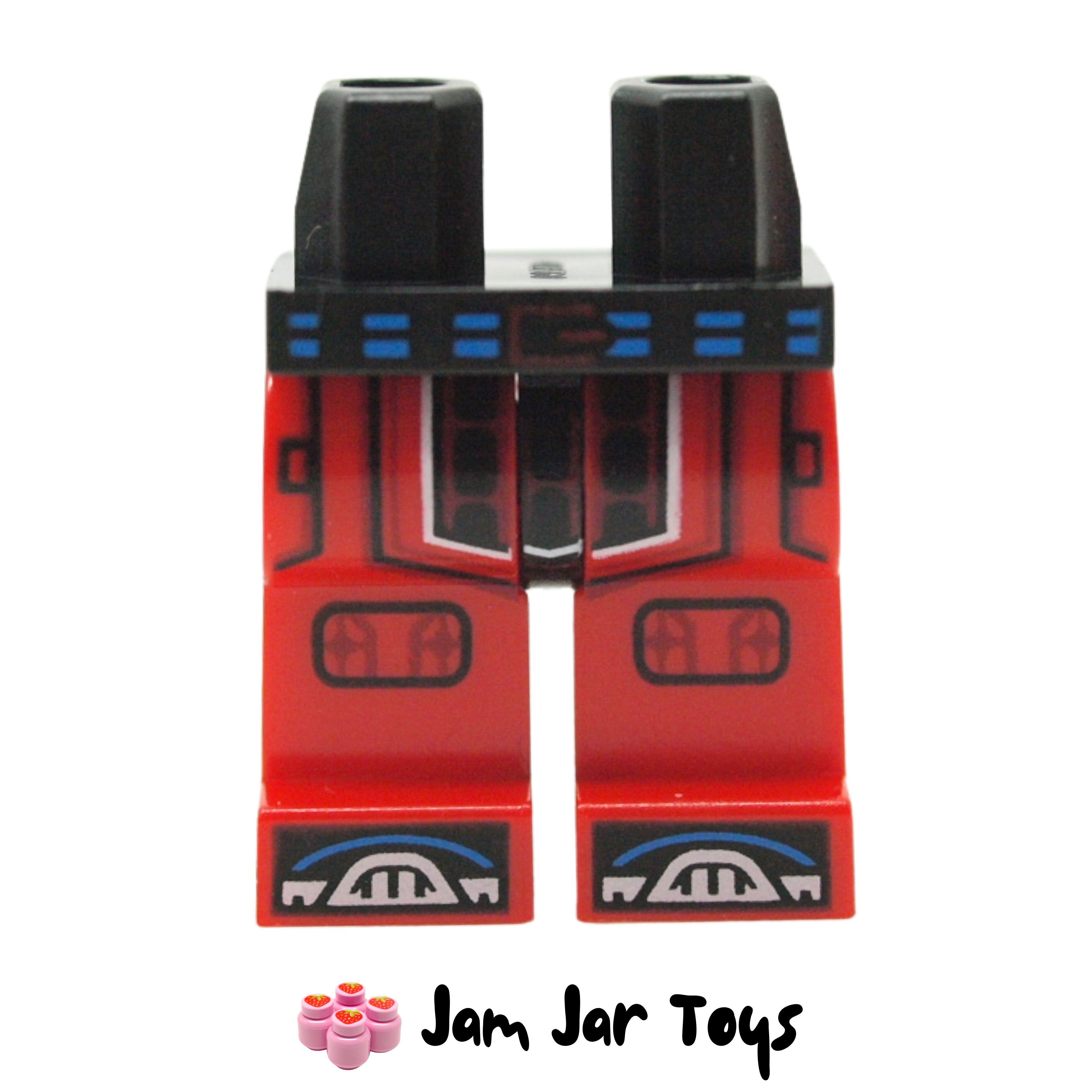 LEGO Cooper Black / Red Legs with Blue Belt, Black Armour.