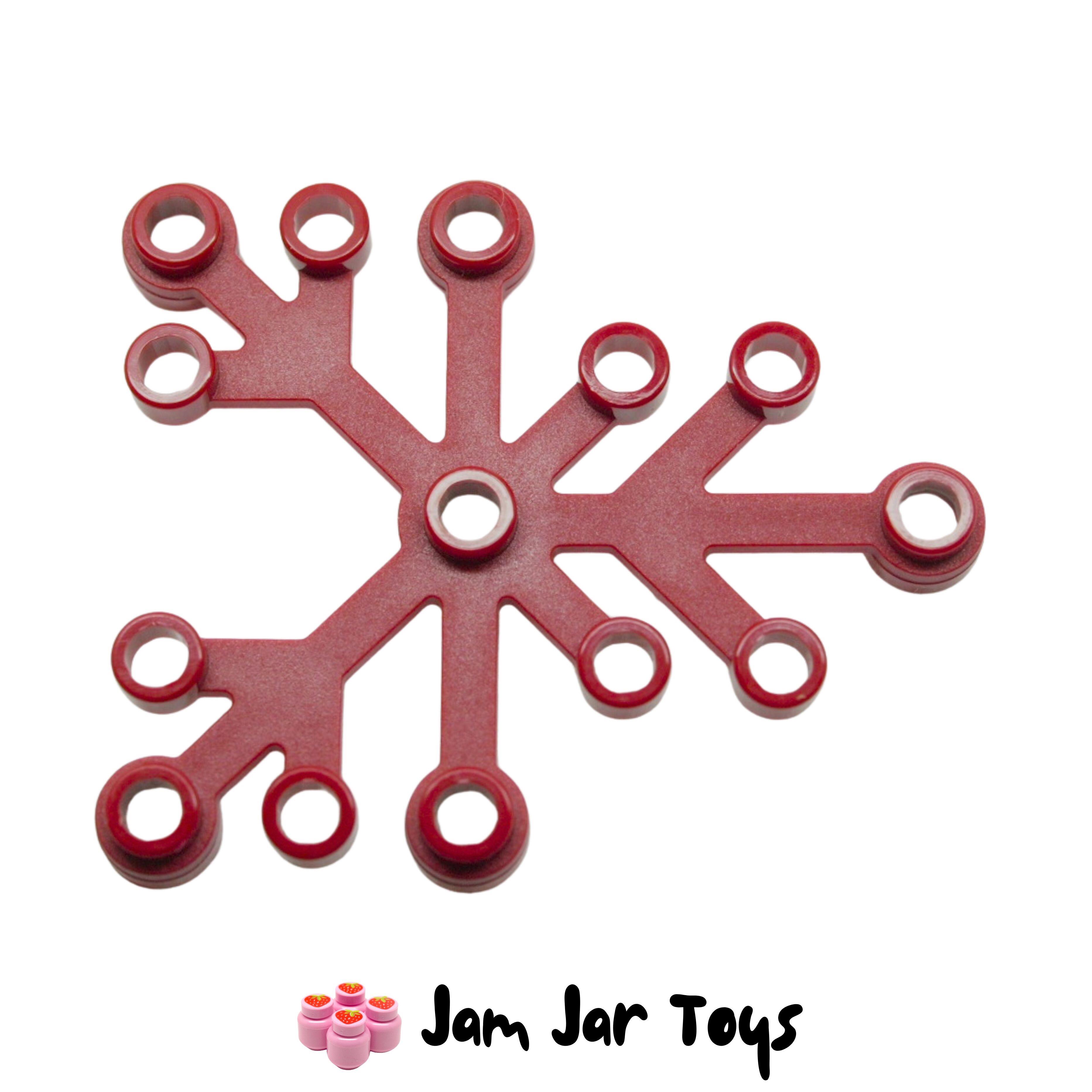 LEGO Dark Red Leaves 6 x 5.