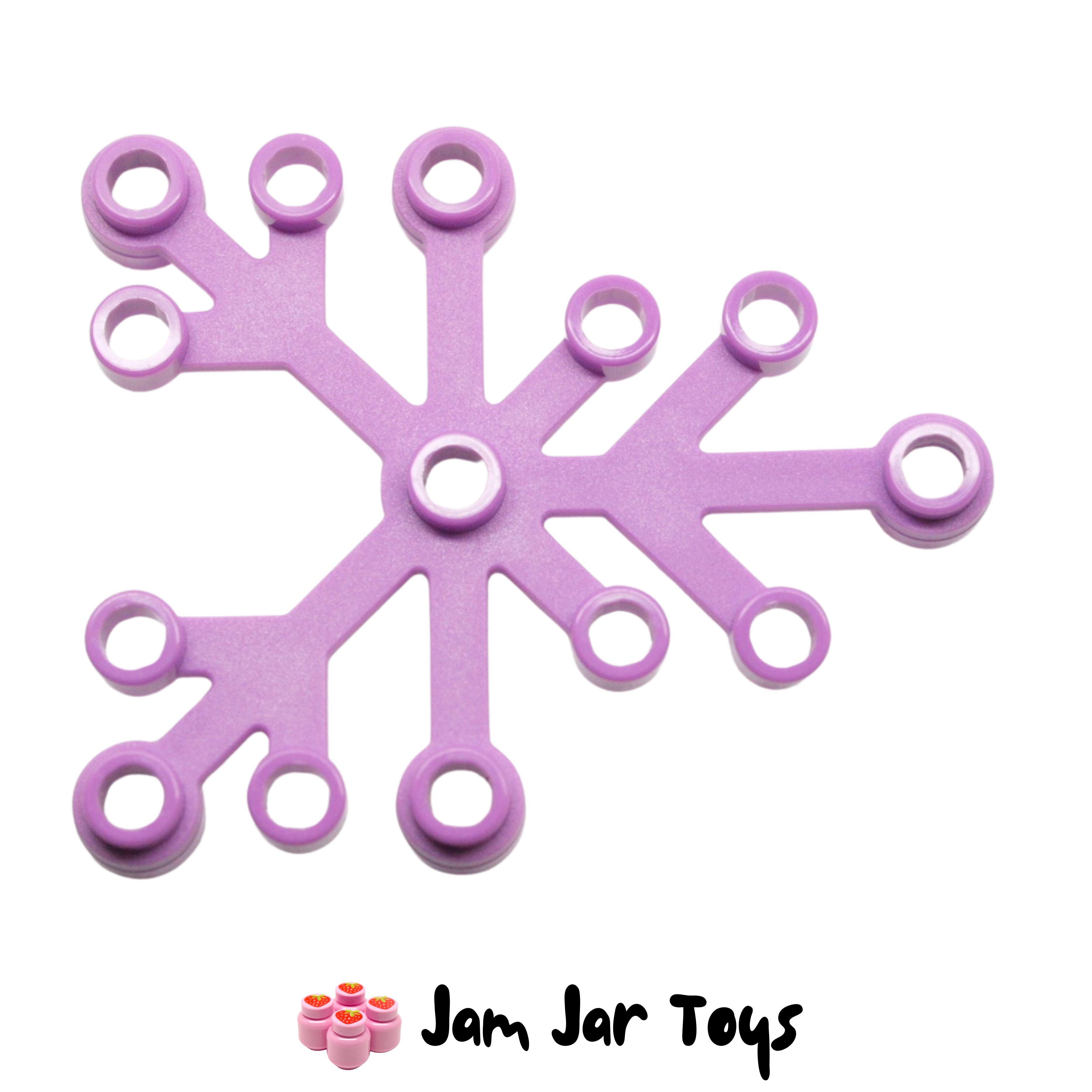 LEGO Medium Lavender Leaves 6 x 5