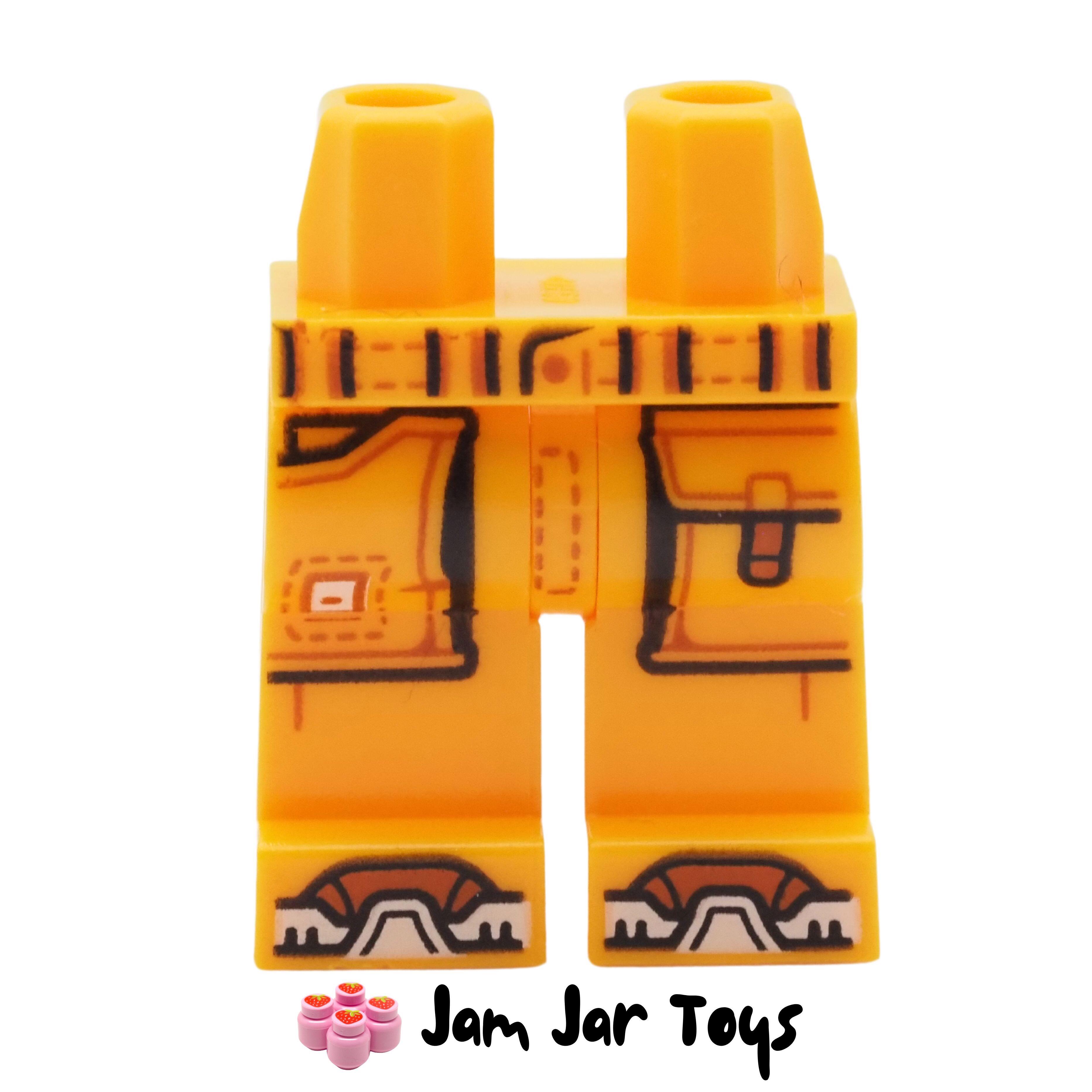 LEGO Bright Light Orange Legs with Belt, Pockets, Toes