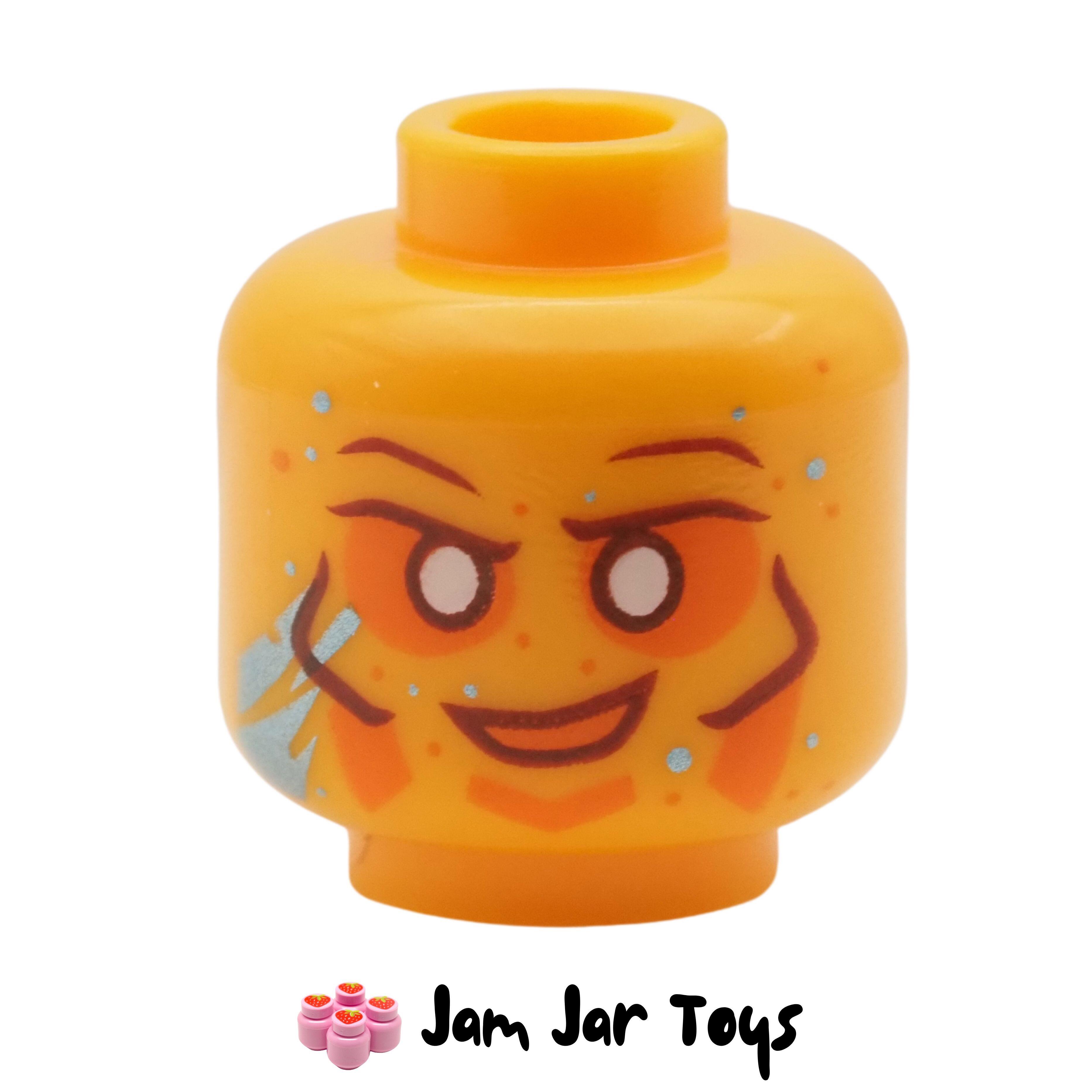 LEGO The Sandman Bright Light Orange Head. HF135