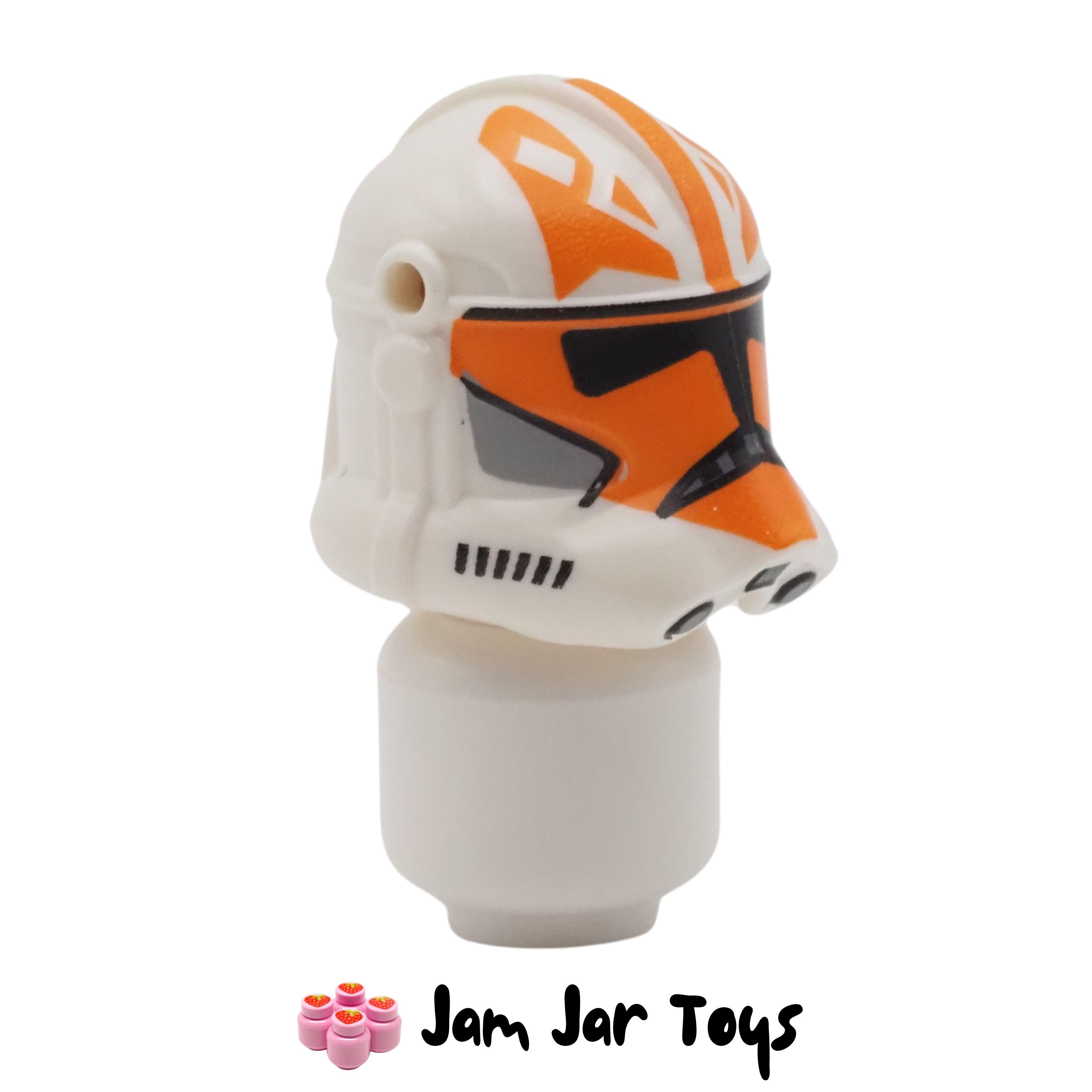 LEGO 332nd Company Clone Trooper Phase 2 Helmet, Orange Markings
