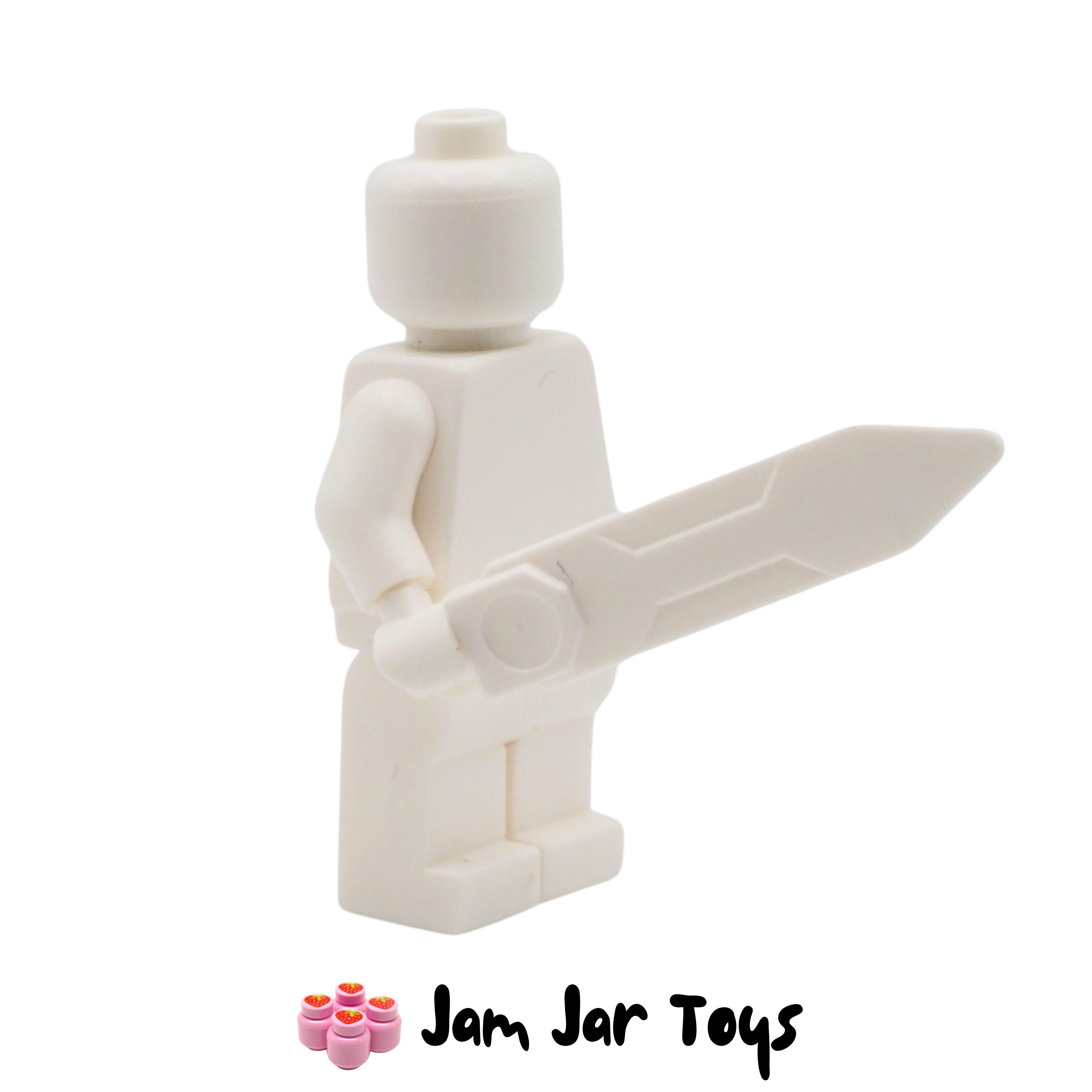 LEGO White Sword, Blade, Double Edge with Bar