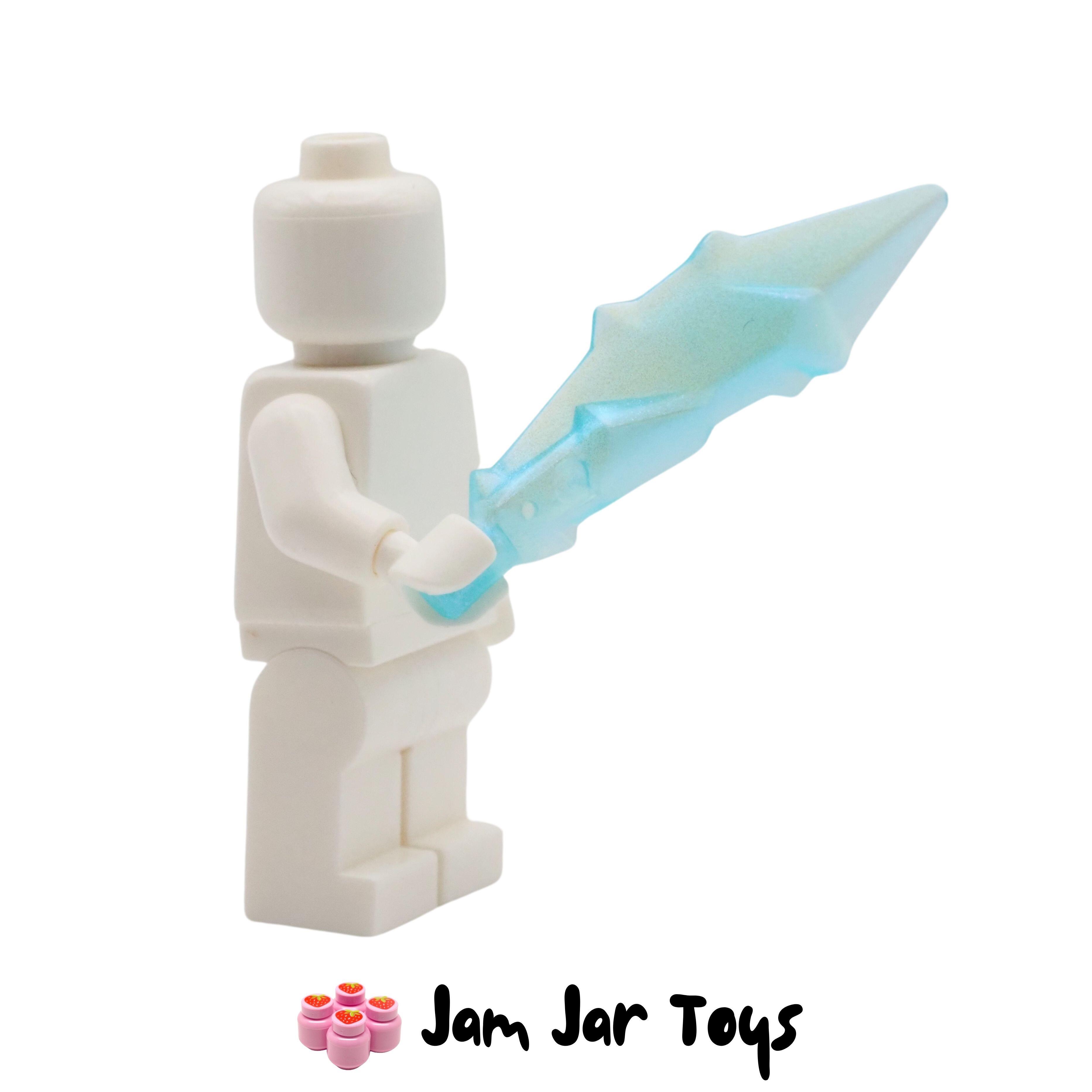 LEGO Trans-Light Blue Crystallised Sword.