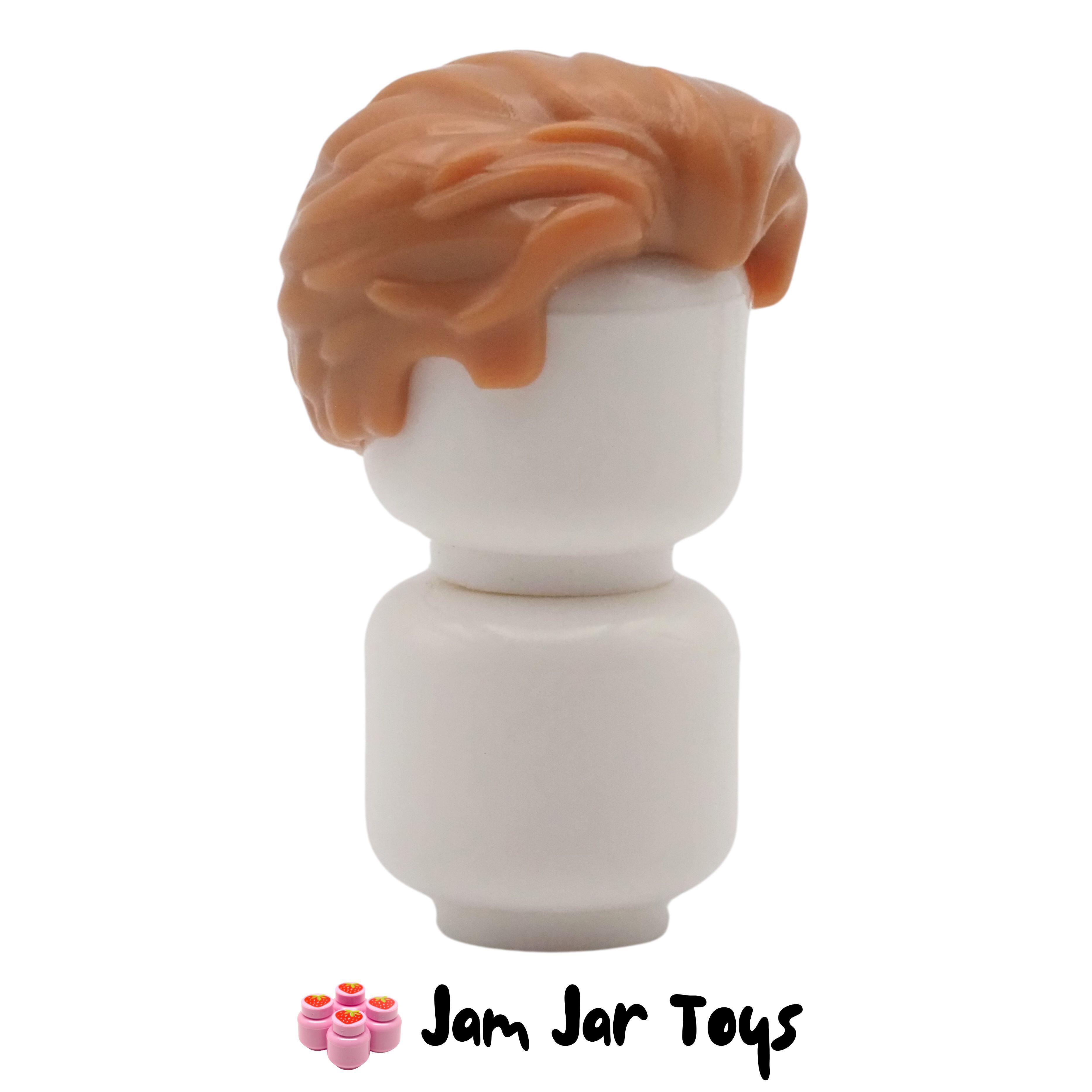 LEGO Medium Nougat Hair Swept Back, Widow's Peak