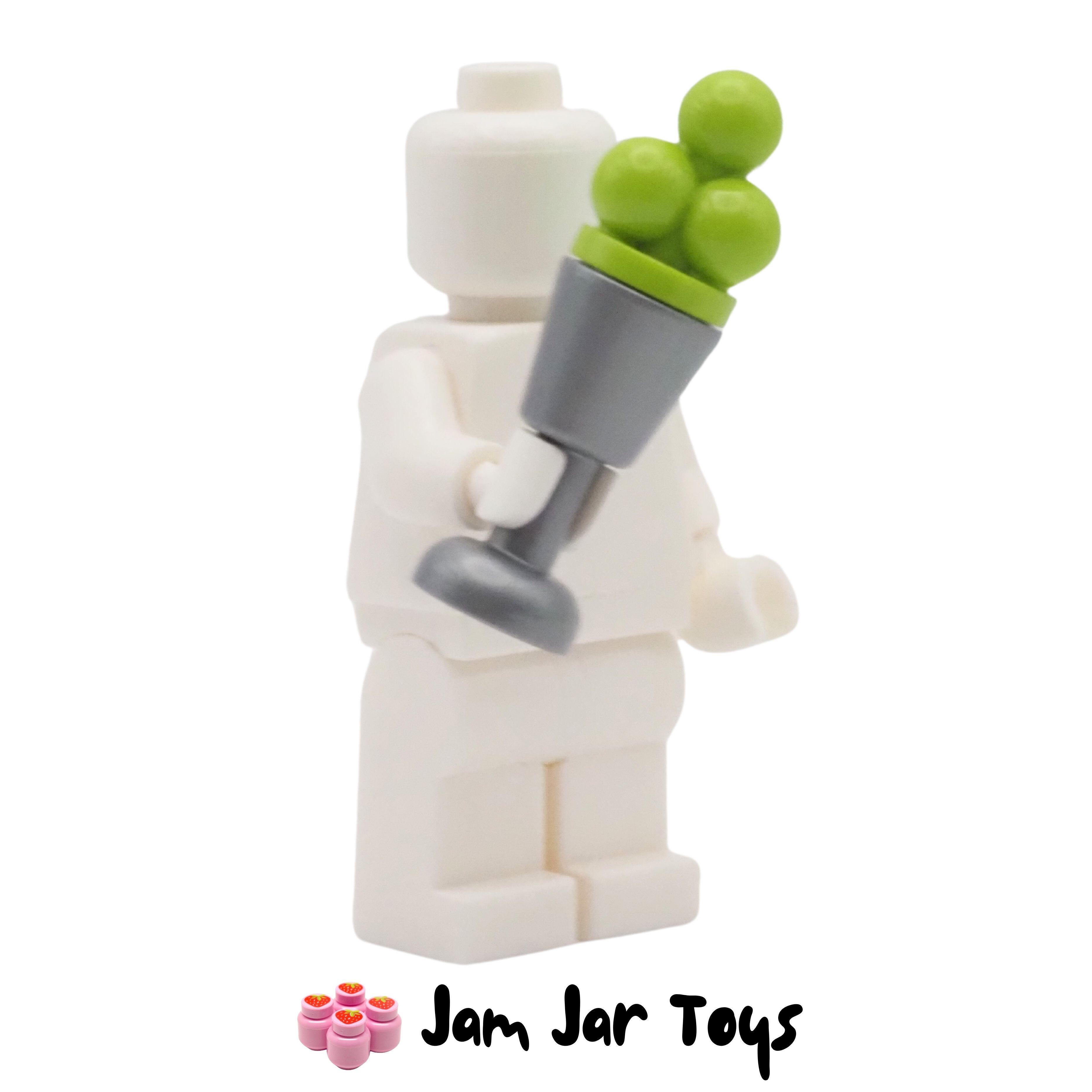 LEGO Flat Silver Goblet with Green / Lime Ice Cream