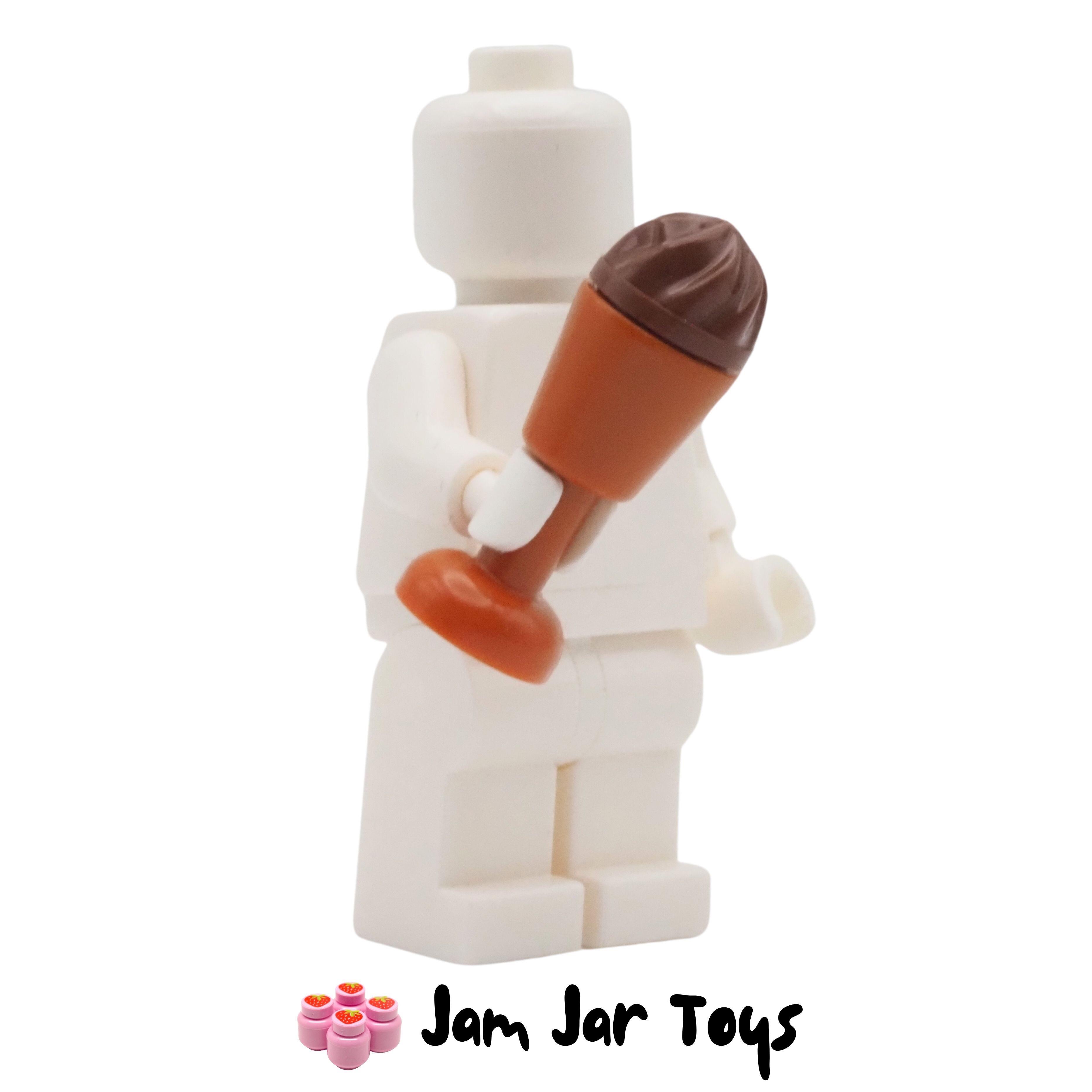 LEGO Dark Orange Goblet Chocolate Ice Cream.
