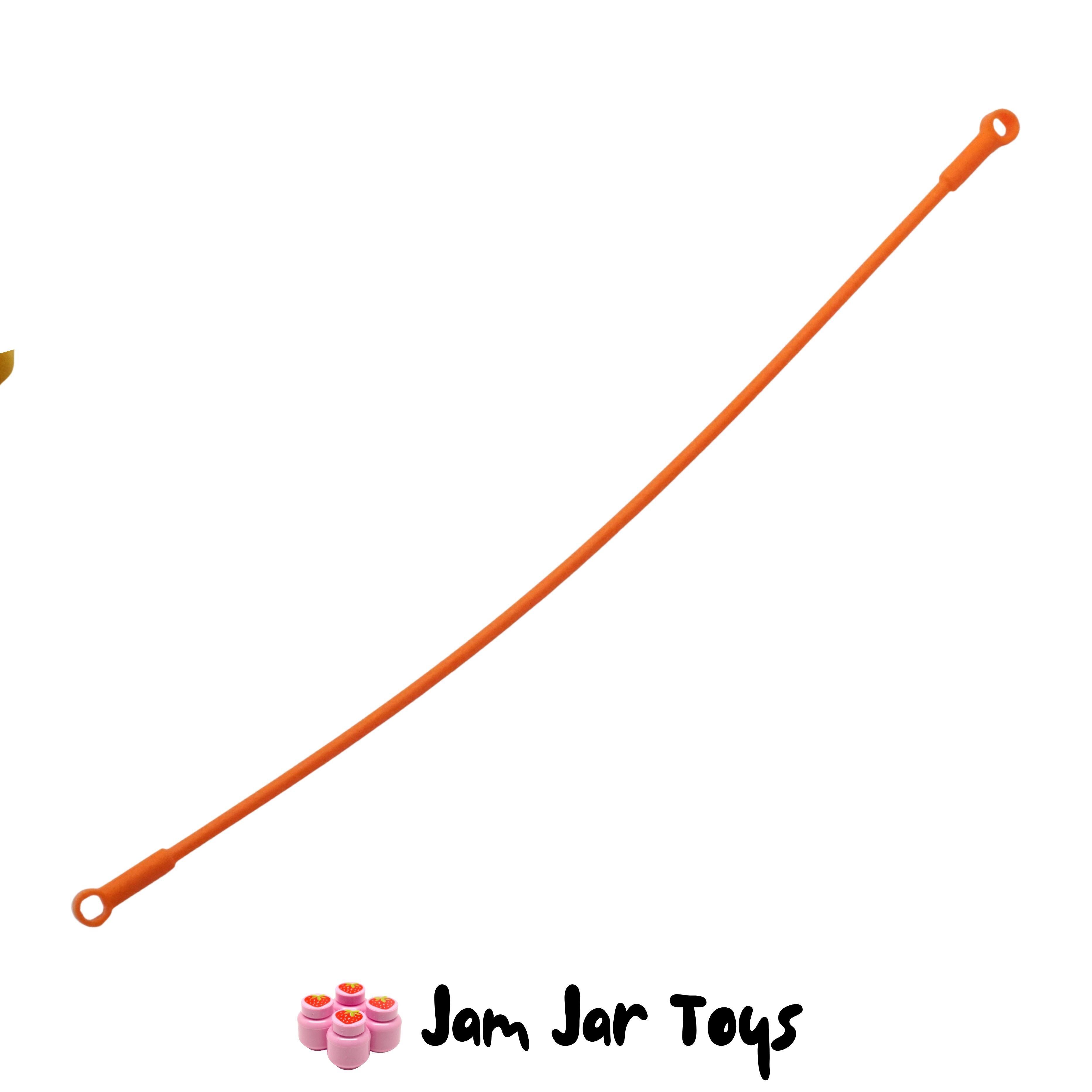 LEGO Orange Flexible Hose Zipline 22L 6553759 | JamJarToys