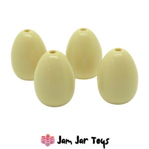 LEGO® Dinosaur Eggs For Minifigures Easter / LEGO Food x 4 - Tan - A6