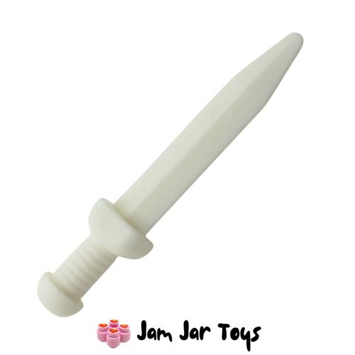 LEGO White Roman Sword With Thick Cross Guard