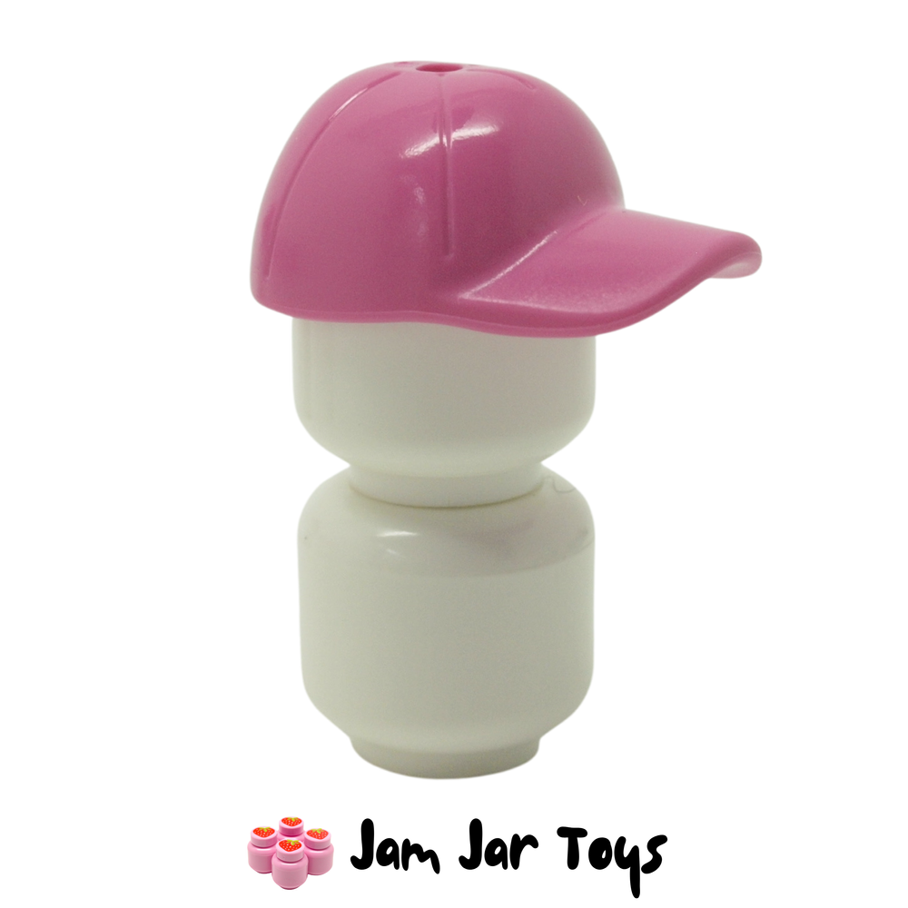 LEGO Dark Pink Short Curved Bill Cap