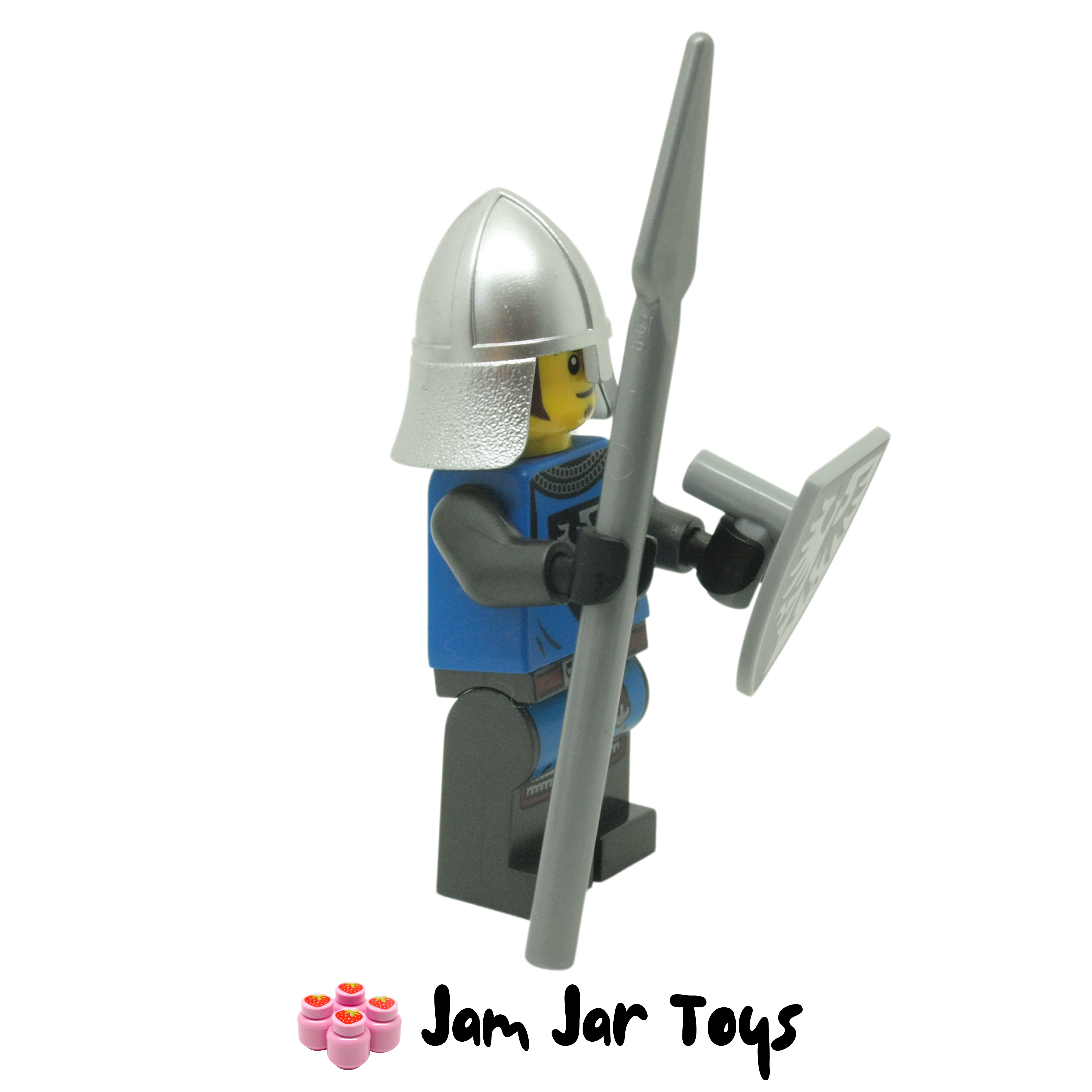 (40) Lego Light Bluish hotsell Gray Minifigure Shield Black Falcon Knight Castle Patten