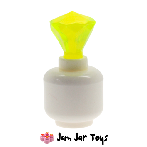 LEGO Trans Neon Green Jewel / Rock 24 Facet