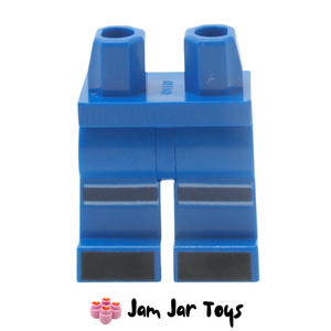 LEGO® Blue Legs with Dark Blue Knees, Black Toes L132