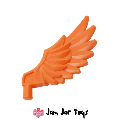 LEGO Orange Feathered Wing