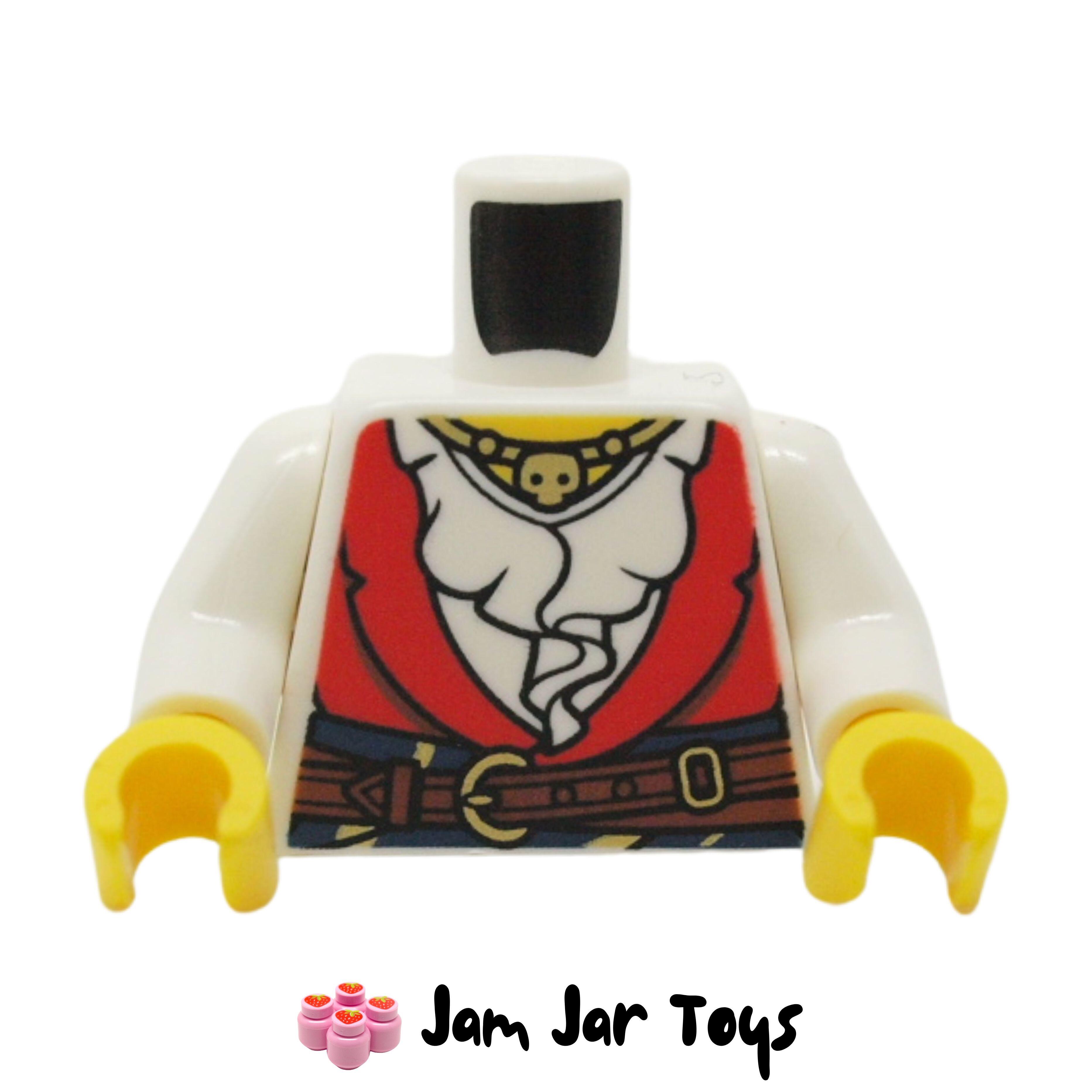 Lego Pirate 10320 Female Red Vest over White Shirt Pirates IV Minifigure