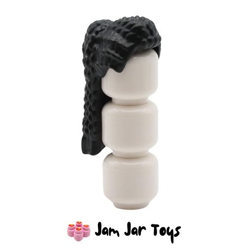 LEGO Black Braided Long Hair with Knot