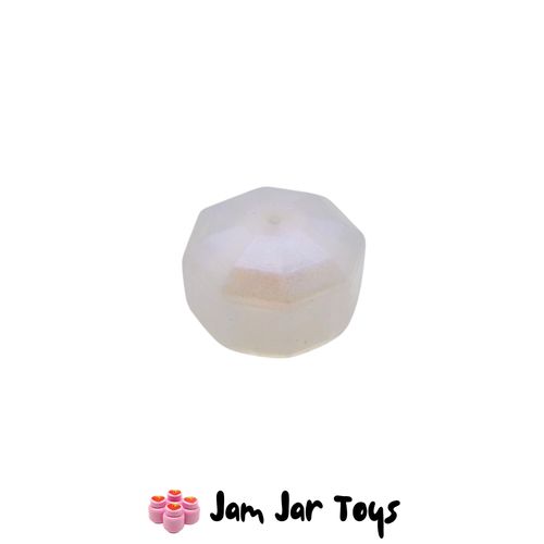 LEGO Trans-Clear Opal, Octagonal Crystal/Gem 1 x 1 x 2/3