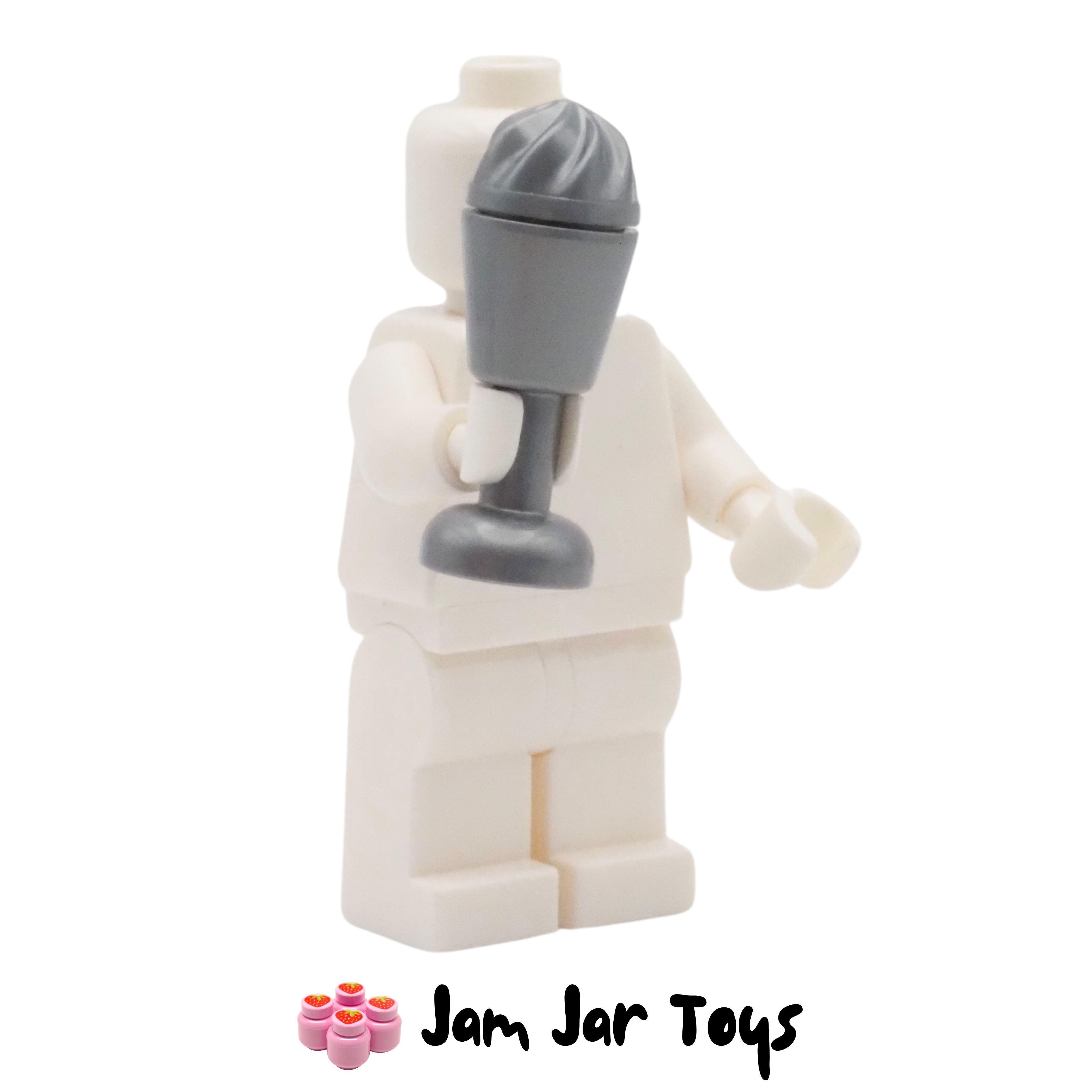 LEGO Flat Silver Goblet with Silver Ice Cream.