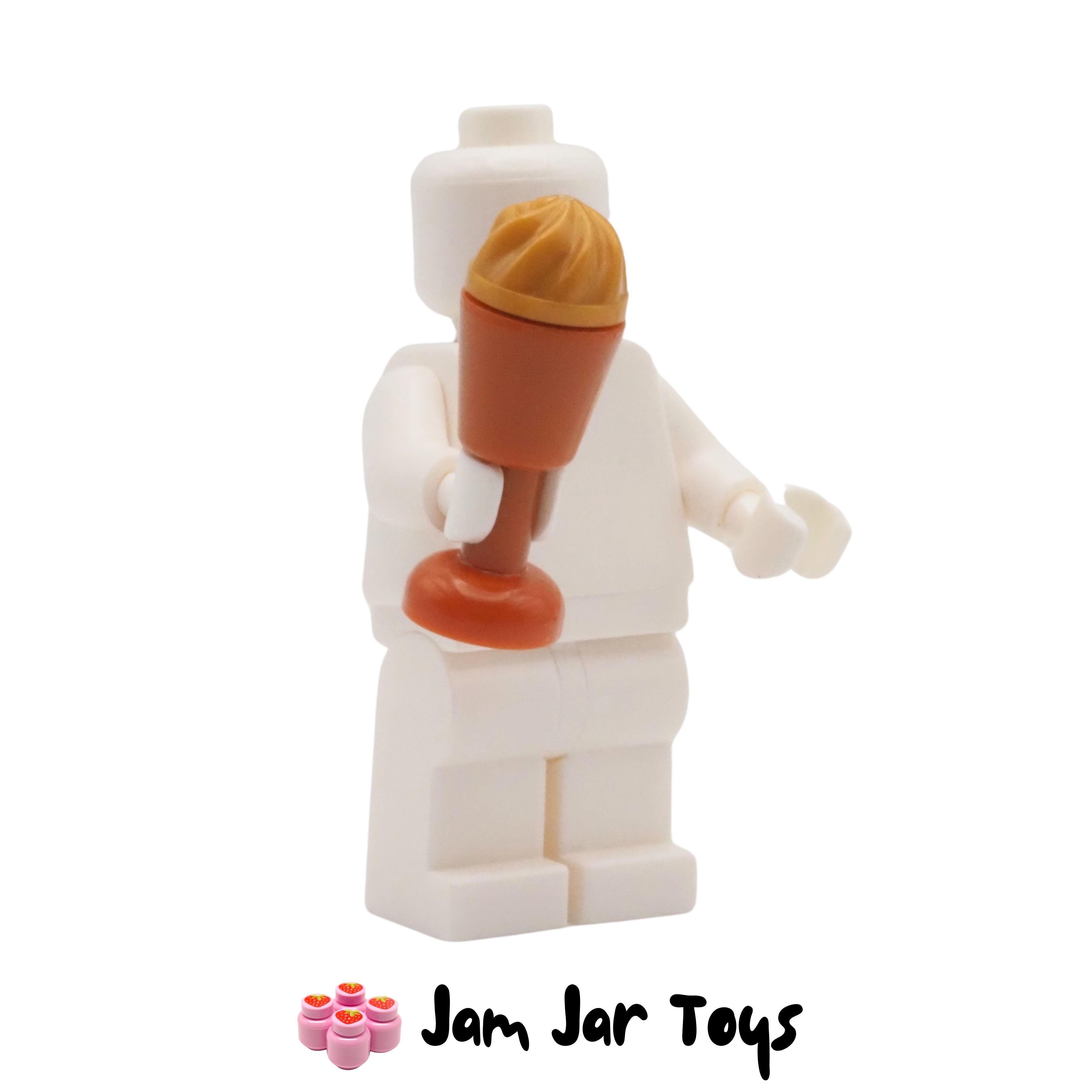 LEGO Dark Orange Goblet With Pearl Gold / Toffee Ice Cream
