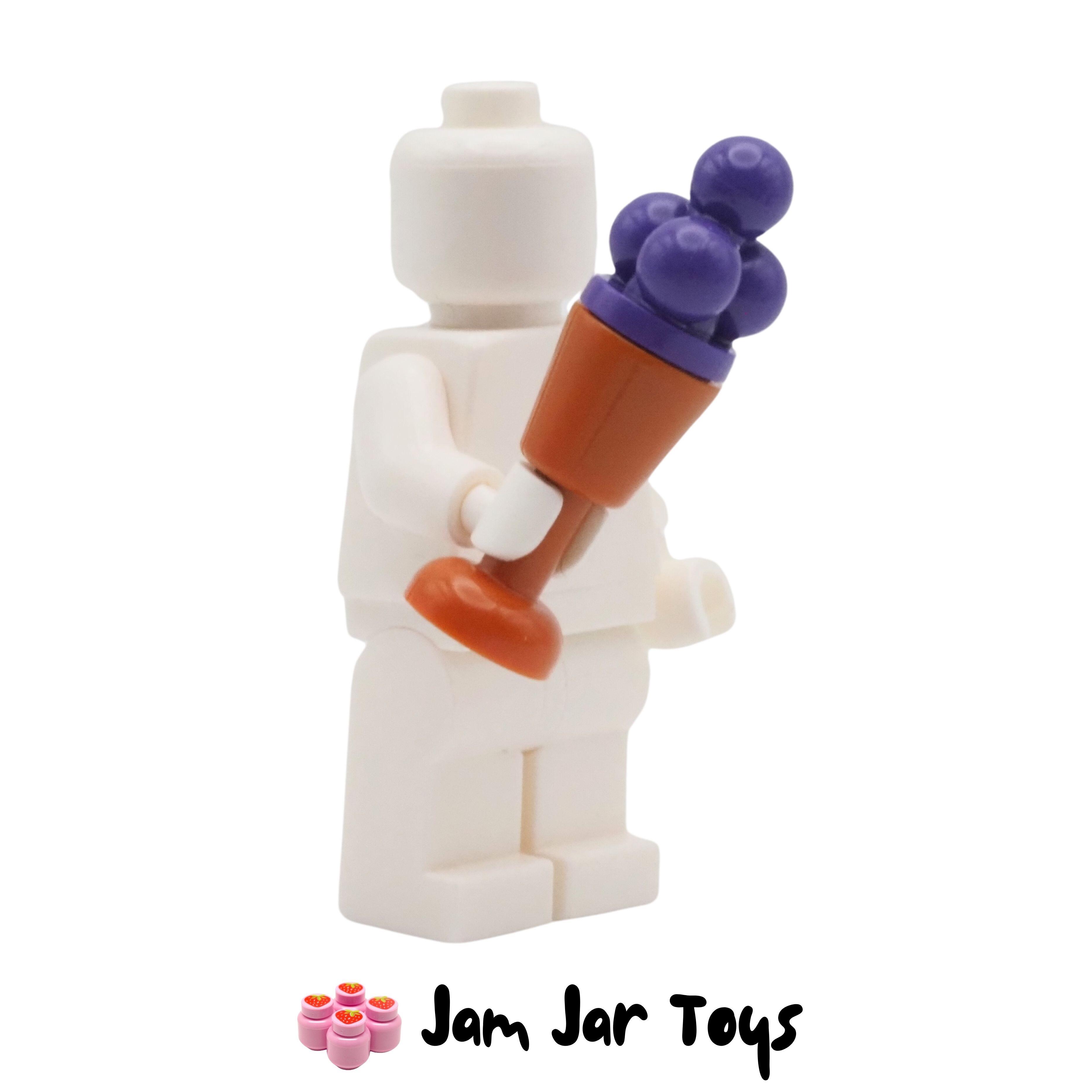 LEGO Dark Orange Goblet With Dark Purple / Grape Ice Cream