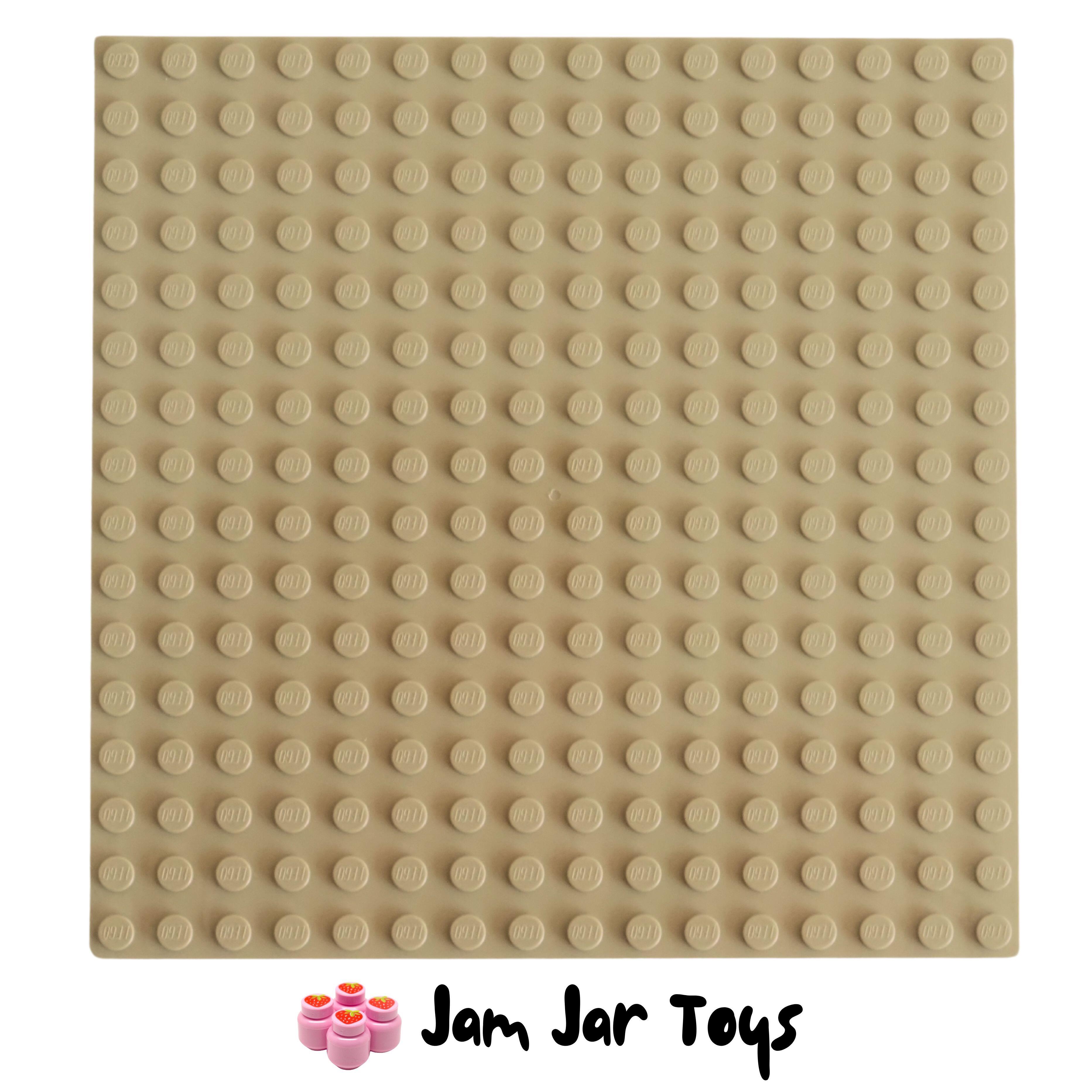 LEGO Base Plate - Dark Tan 16 x 16 Stud,