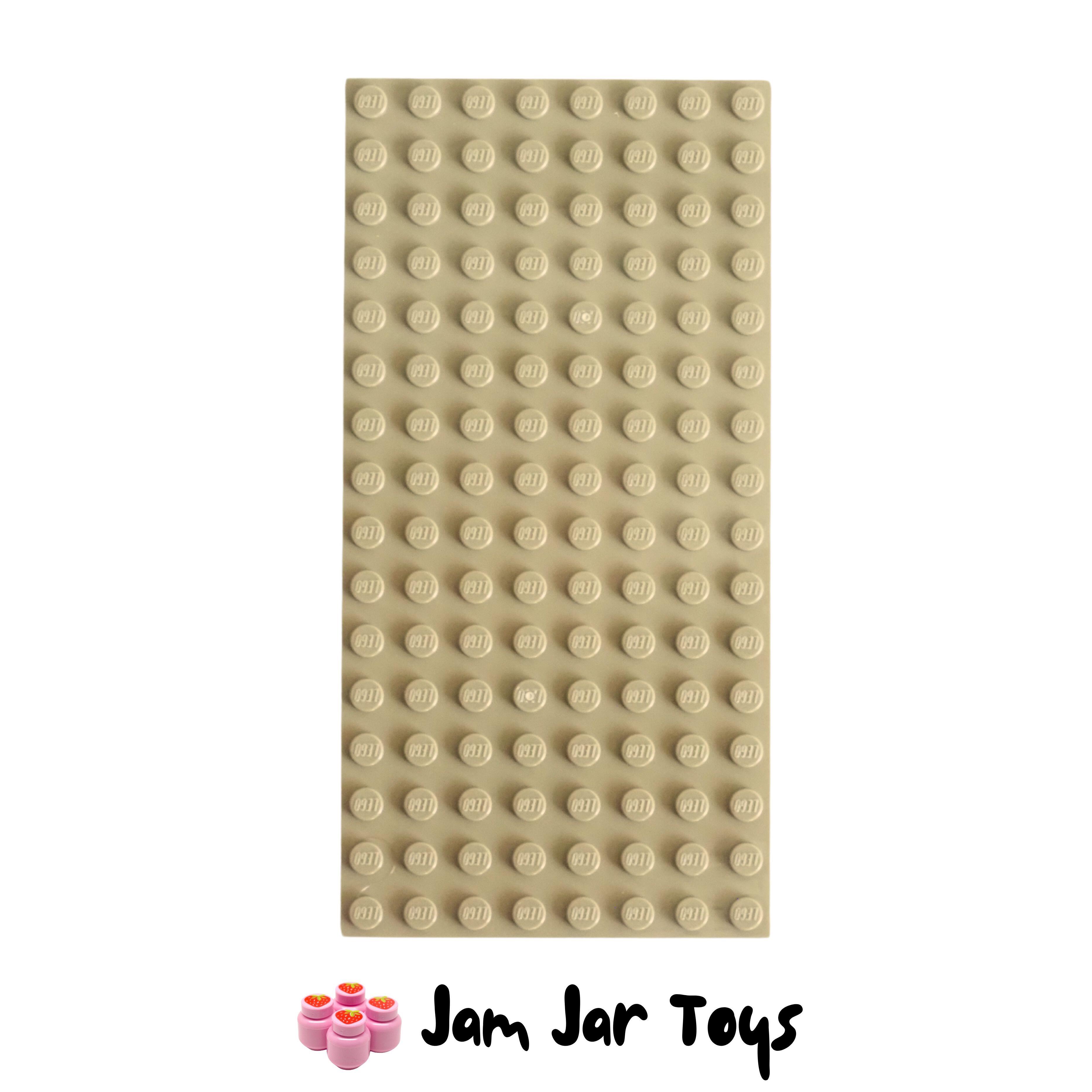 LEGO Base Plate - Dark Tan 8 x 16 Stud,