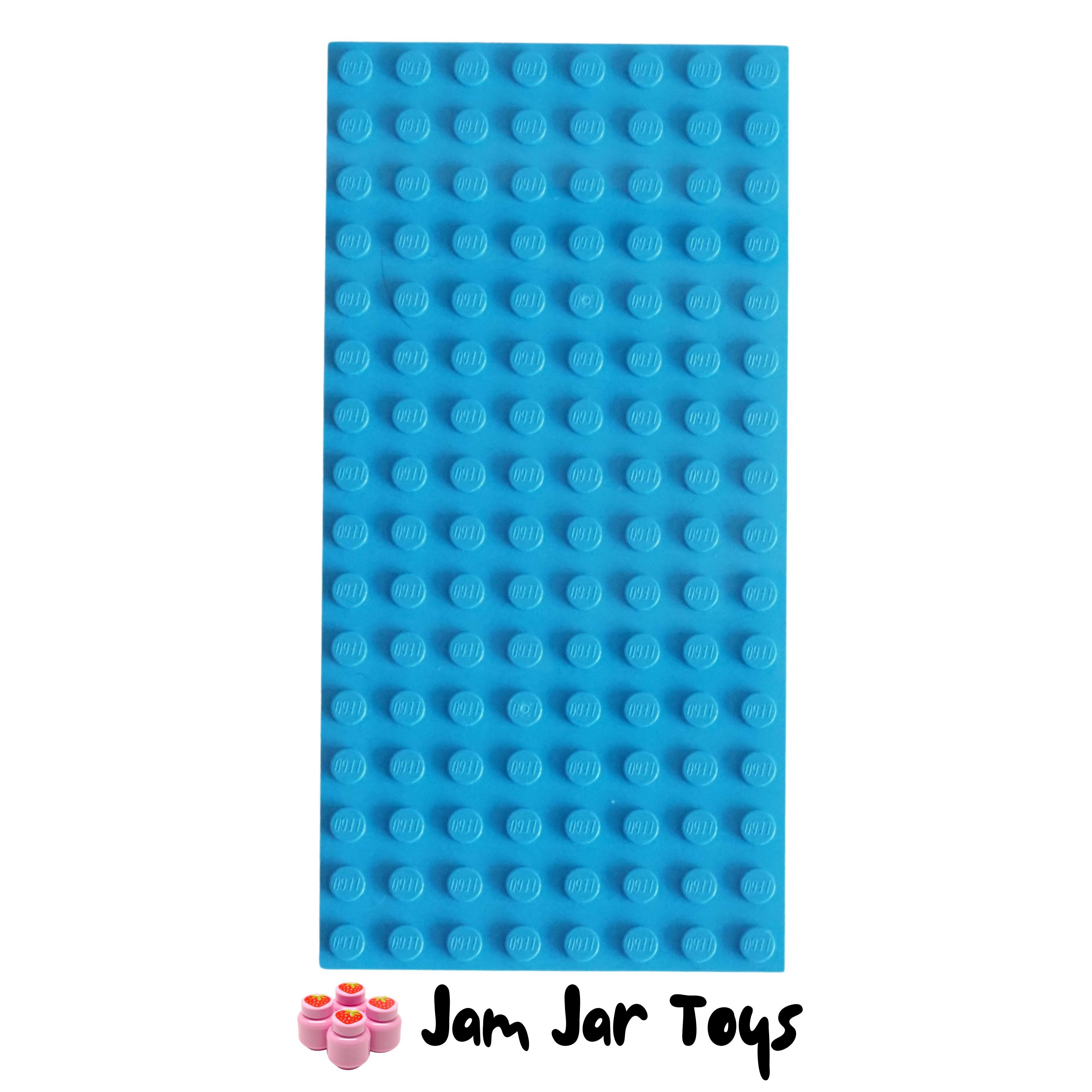 LEGO Base Plate - Dark Azure 8 x 16 Stud