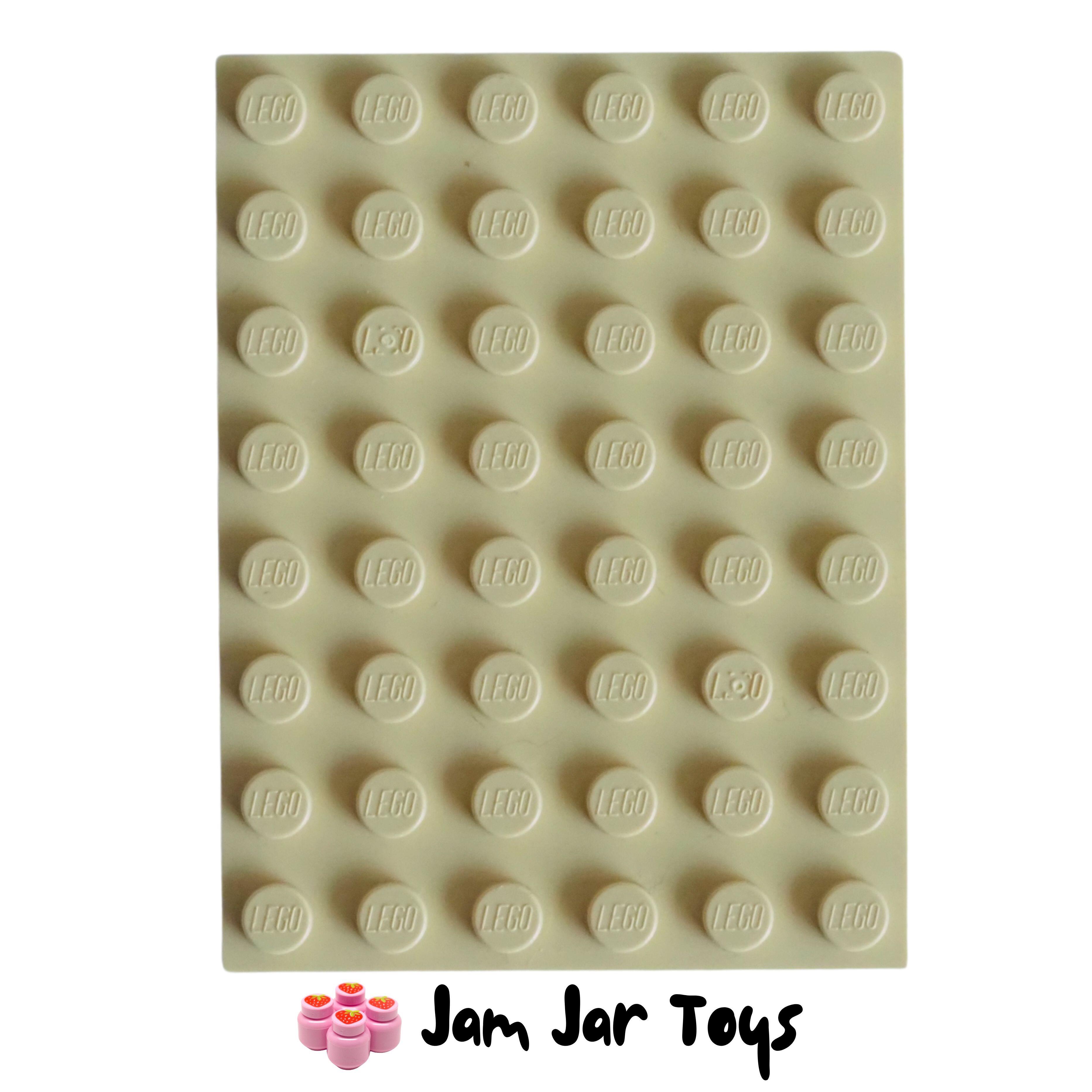 LEGO Base Plate - Tan 6 x 8 Stud