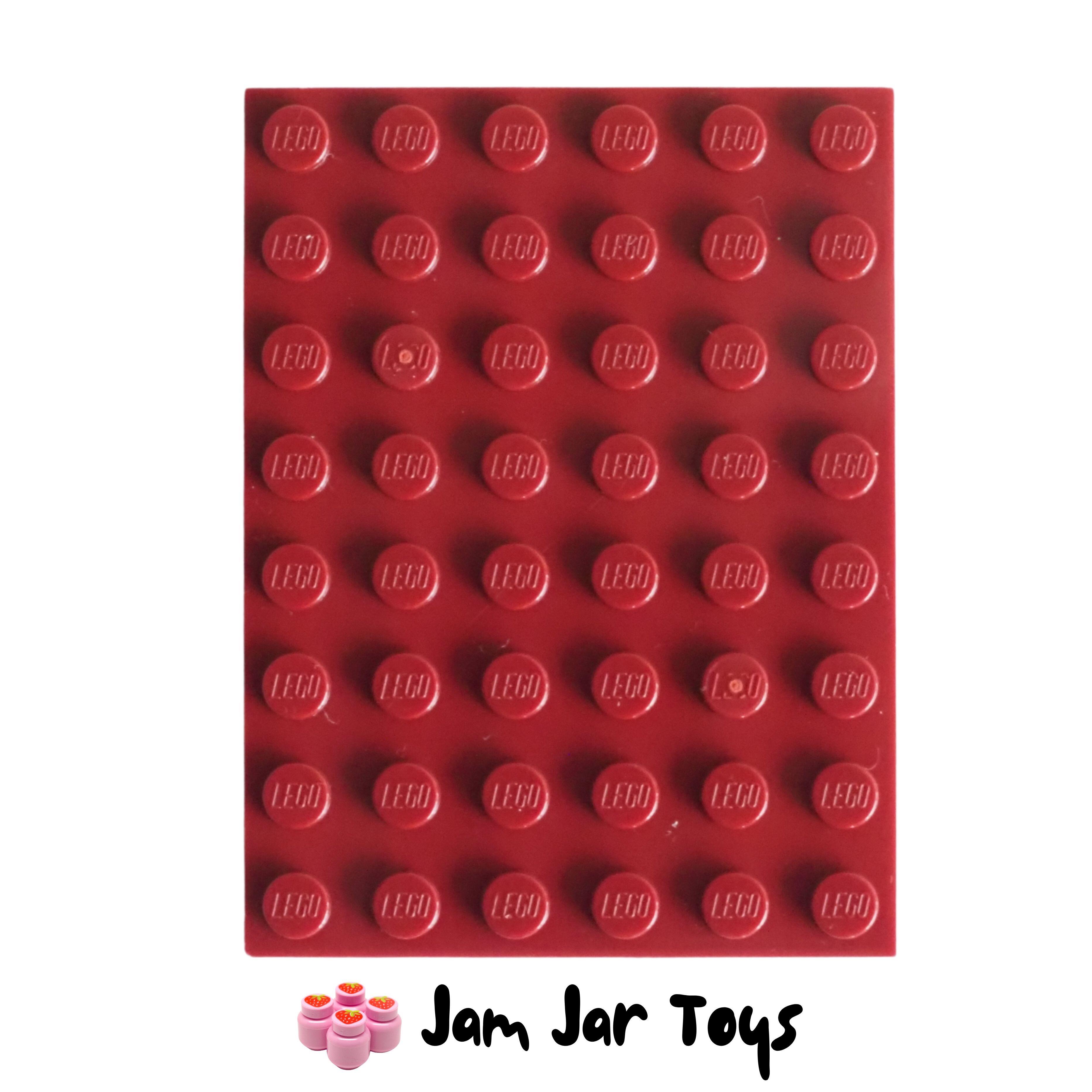 LEGO Base Plate - Dark Red 6 x 8 Stud