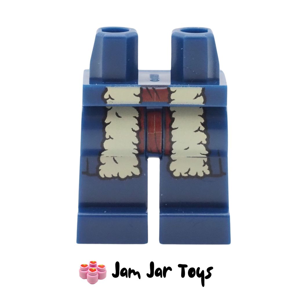 LEGO Dark Blue Legs, Dark Red Tunic, Dark Tan Fur Coat Tails