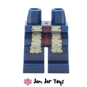 LEGO Dark Blue Legs, Dark Red Tunic, Dark Tan Fur Coat Tails