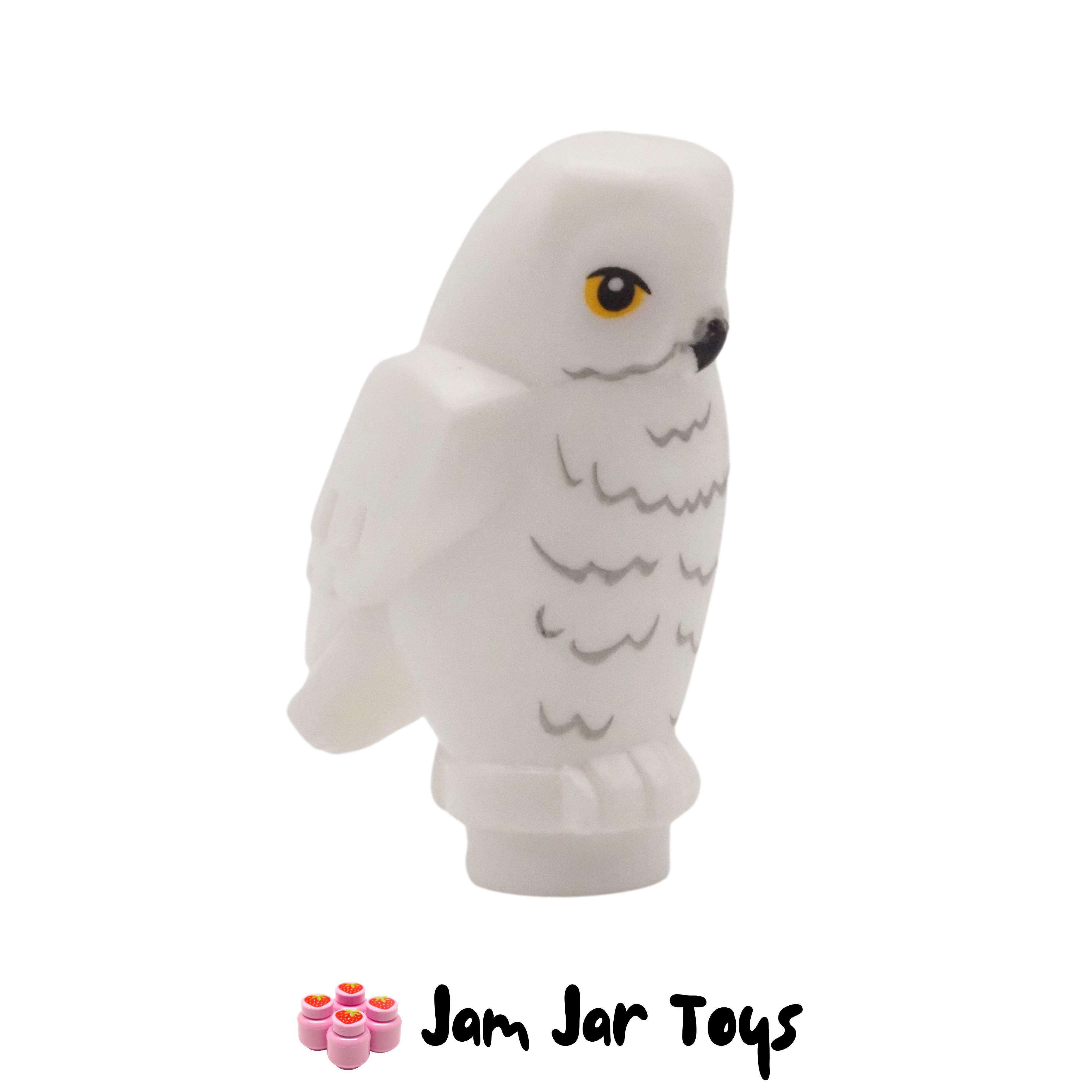 LEGO White Small Owl, Light Bluish Grey Rippled Chest Feathers