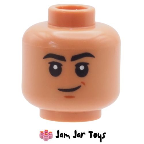 LEGO Head – Nougat Boba Fett, Dual-Sided Expression Smirking