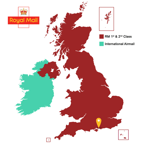 Royal Mail - UK Delivery Zones