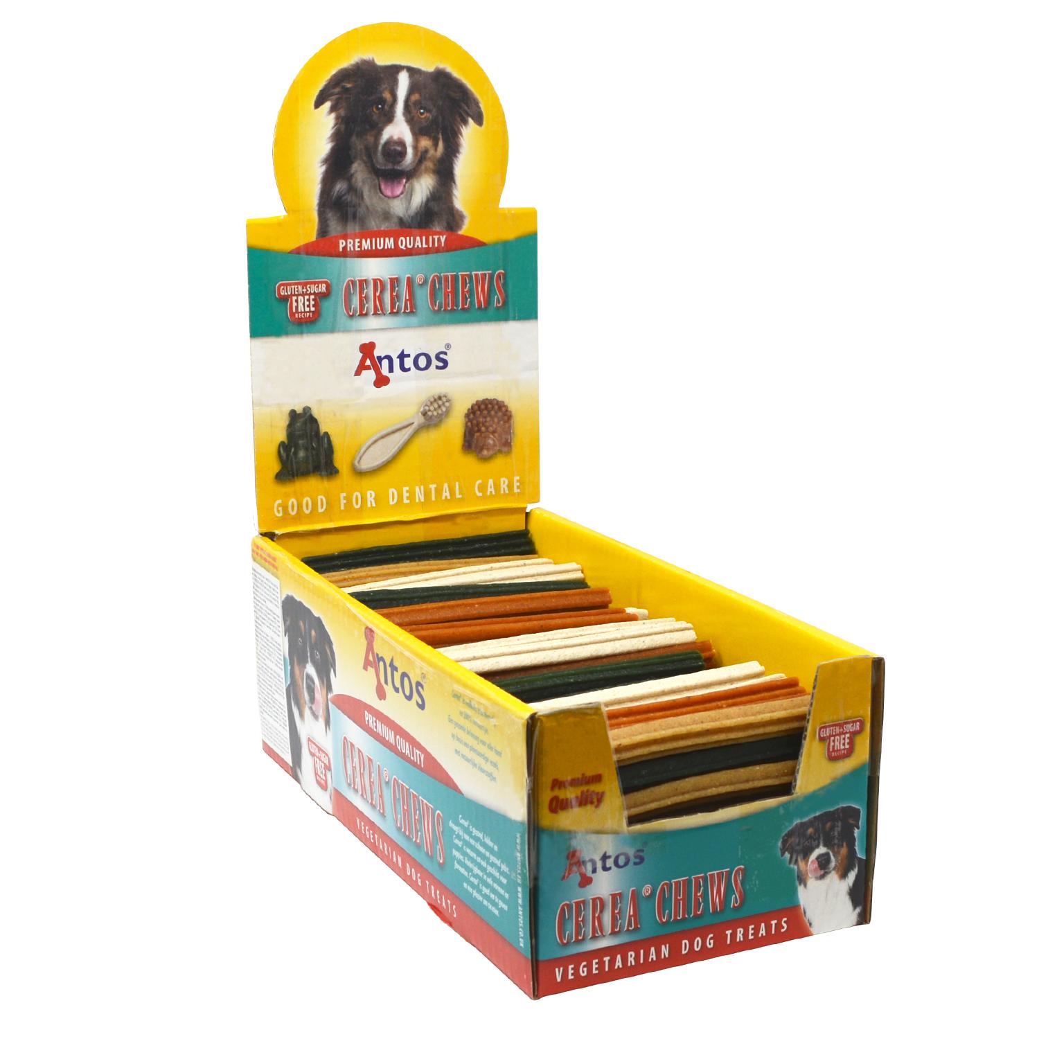 A Bulk Box of Cerea Small Mini Dental Vegan Dog Chews